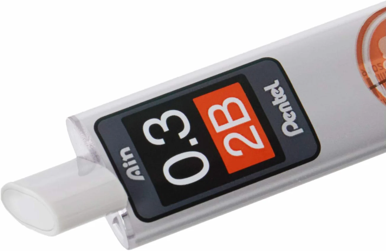 Pentel AIN STEIN C273 Druckbleistift-Feinmine 2B