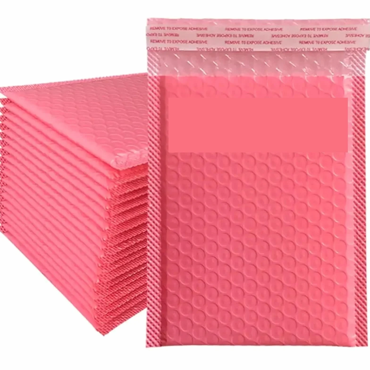 Buste imbottite a bolle, Buste imbottite for conservazione Nero Rosa Formati multipli 1/10/50 pezzi(18x23cm-pink,50pcs)
