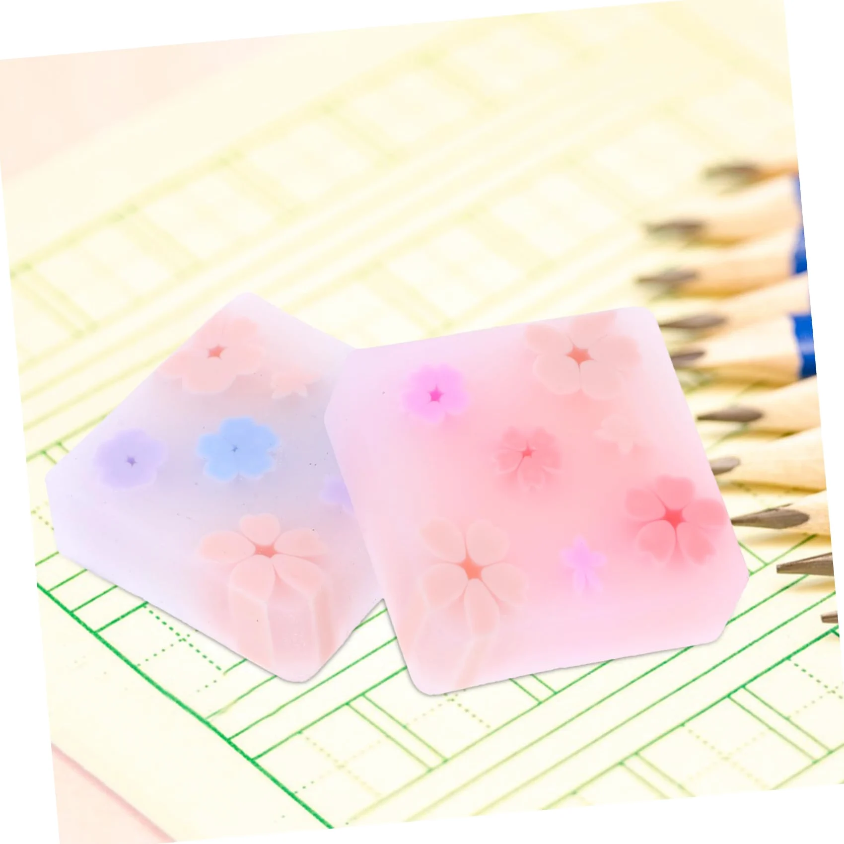 Uonlytech 3 Set Gelatina Cancella Pulito Per Scuola Ufficio E Accessorio Cancelleria 32 Pezzi*3