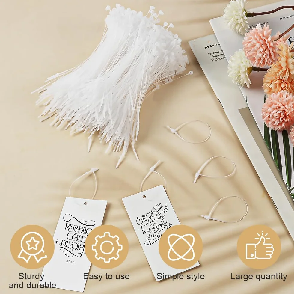 Etichette di Sicurezza in Plastica Trasparente Flintronic 10cm Bianco