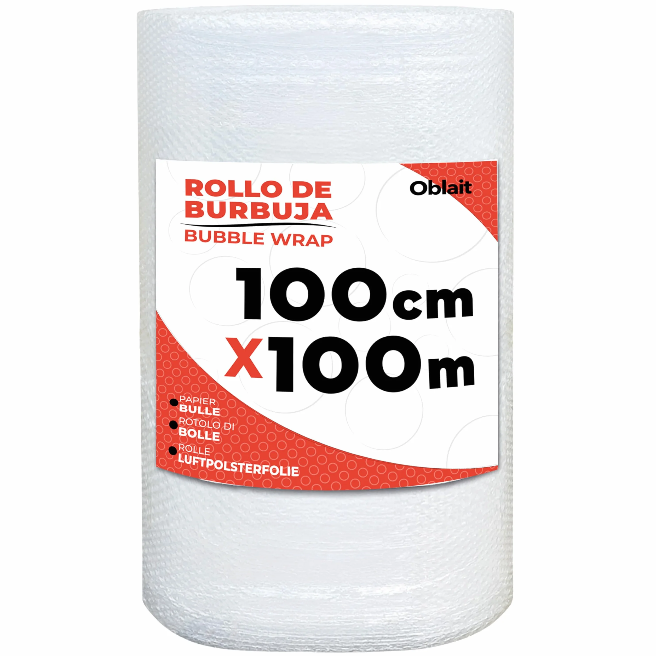 Rotolo di pluriball largo 100 cm e lungo 100 metri | Pluriball Ideale per imballi, traslochi, scatole.