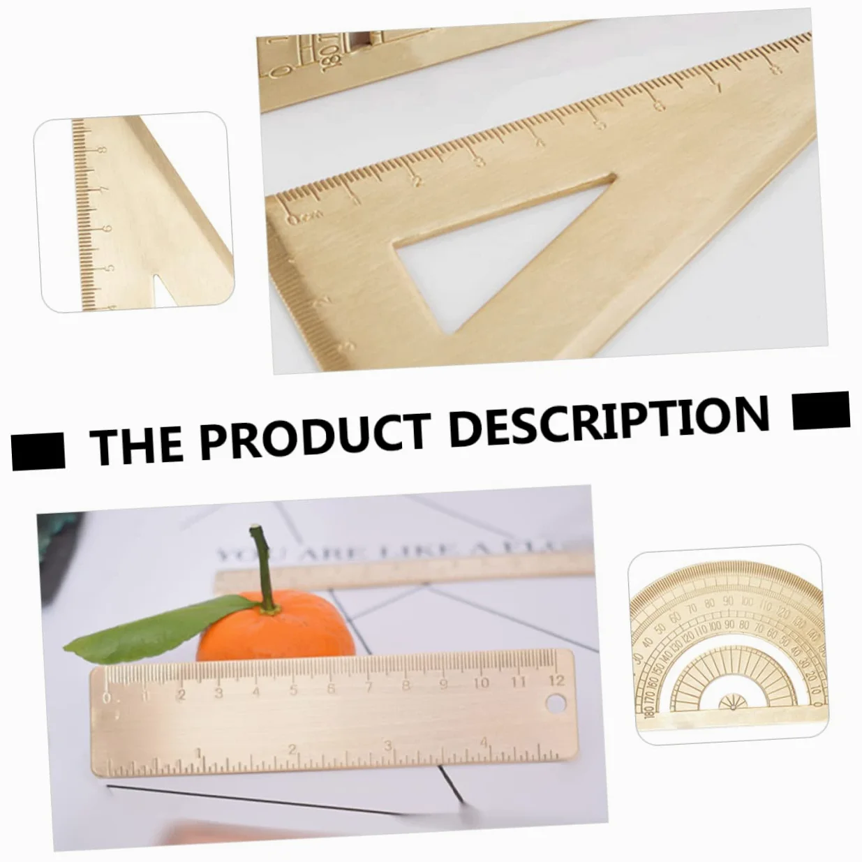 DOITOOL 3sets Righelli Geometrici Compasso Righello e Righello Dritto Strumenti Di Misura Per Disegno e Matematica Pratici e Leggeri Per Studenti e Insegnanti