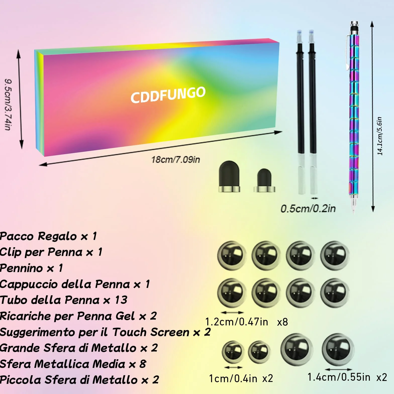 Penna Antistress Regali per Ragazza Adolescente Idee Regalo Creativo Compleanno San Valentino