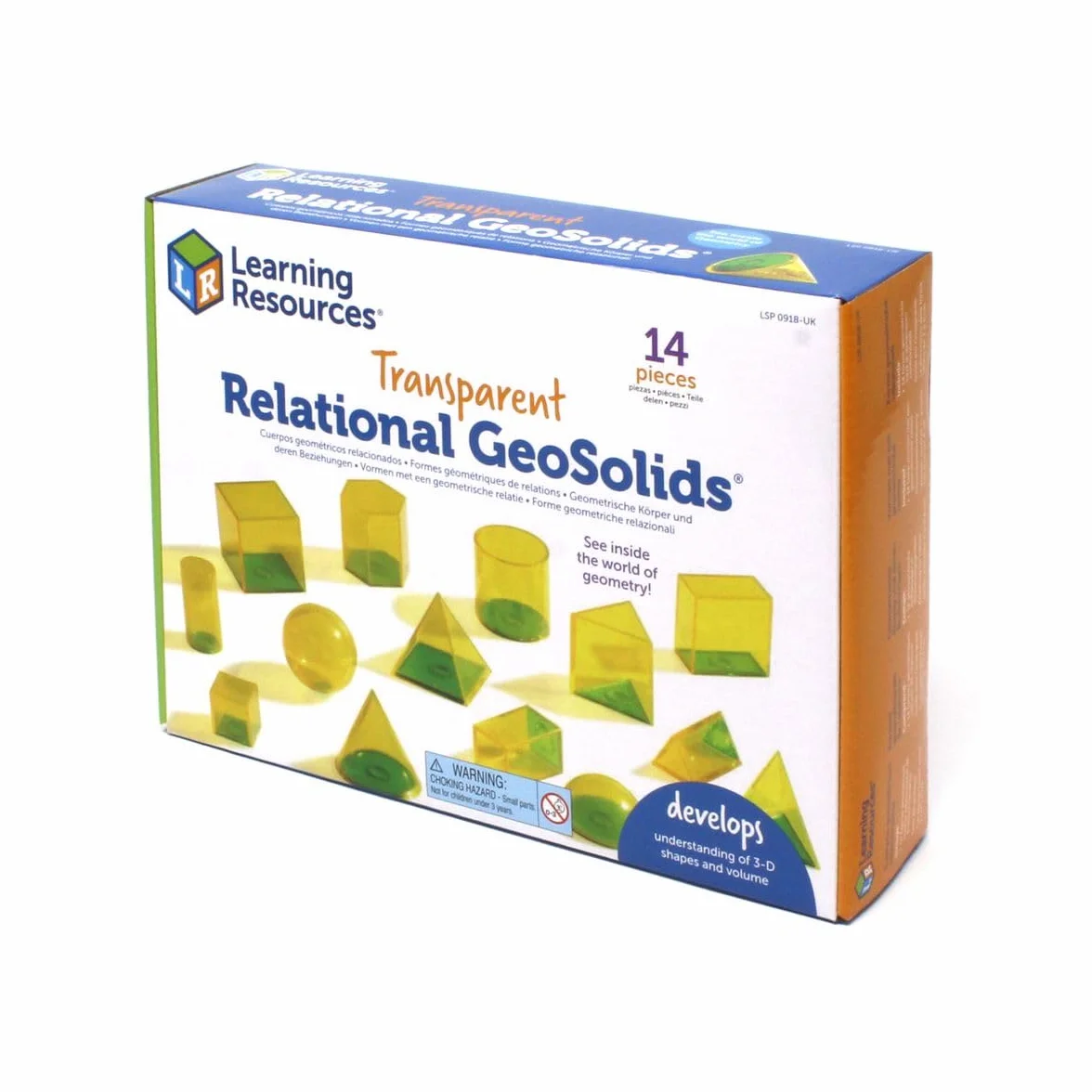 Learning Resources GeoSolids Forme 3D Matematica Volumi Bambini 8+