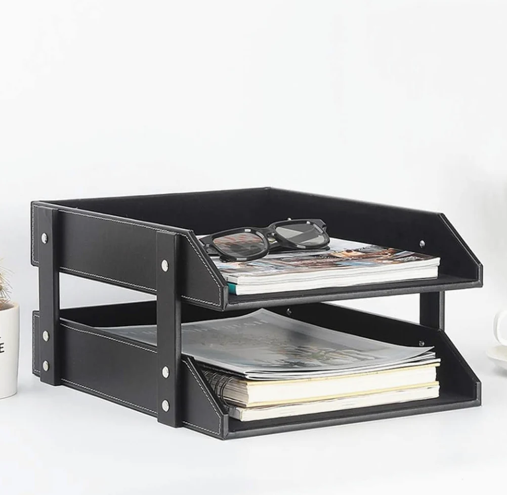 Reggi Libri, Fermalibri Scaffale Per Scaffali Con Cartelle A Doppio Strato, Utilizzato Per Per In Pelle Per Uso Domestico Per Hotel, Creativi Ufficio Casa Scrivania
