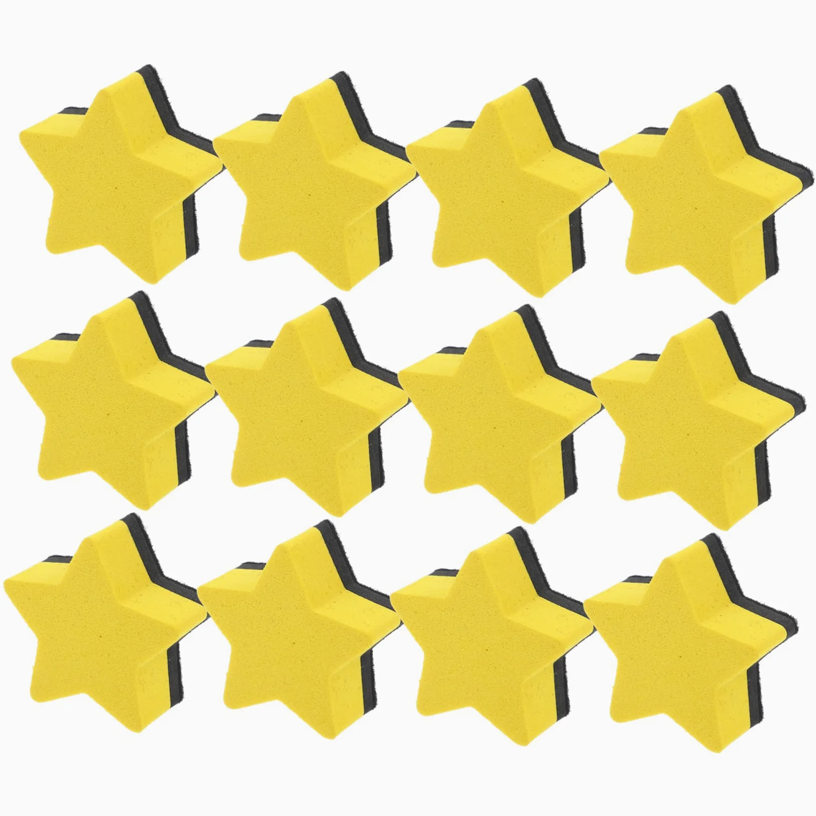 Ciieeo 48pezzi Erasers Magnetici Forma Di Stella Per Lavagne Per Scuole e Uffici Design e Leggero Strumenti Di Pulizia Pratici Per Ufficio