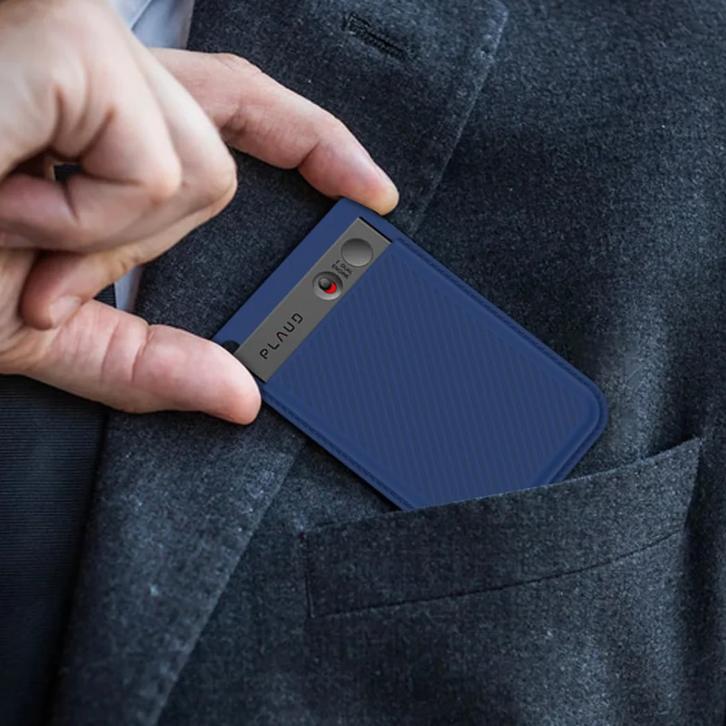 Custodia protettiva portatile in silicone adatta per la custodia da trasporto del registratore vocale PLAUD Note AI (Black)