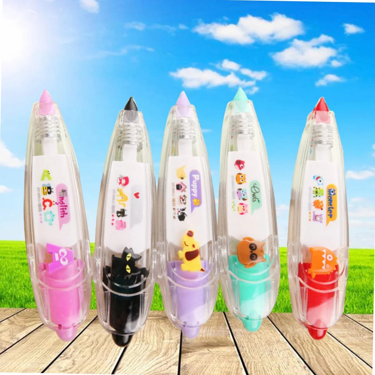 SHINEOFI 15pezzi Nastro Decorativo Con Design Carino Per Scrapbooking e Diari Facile Da Usare e Pratico Per Ufficio e Scuola Stile Misti