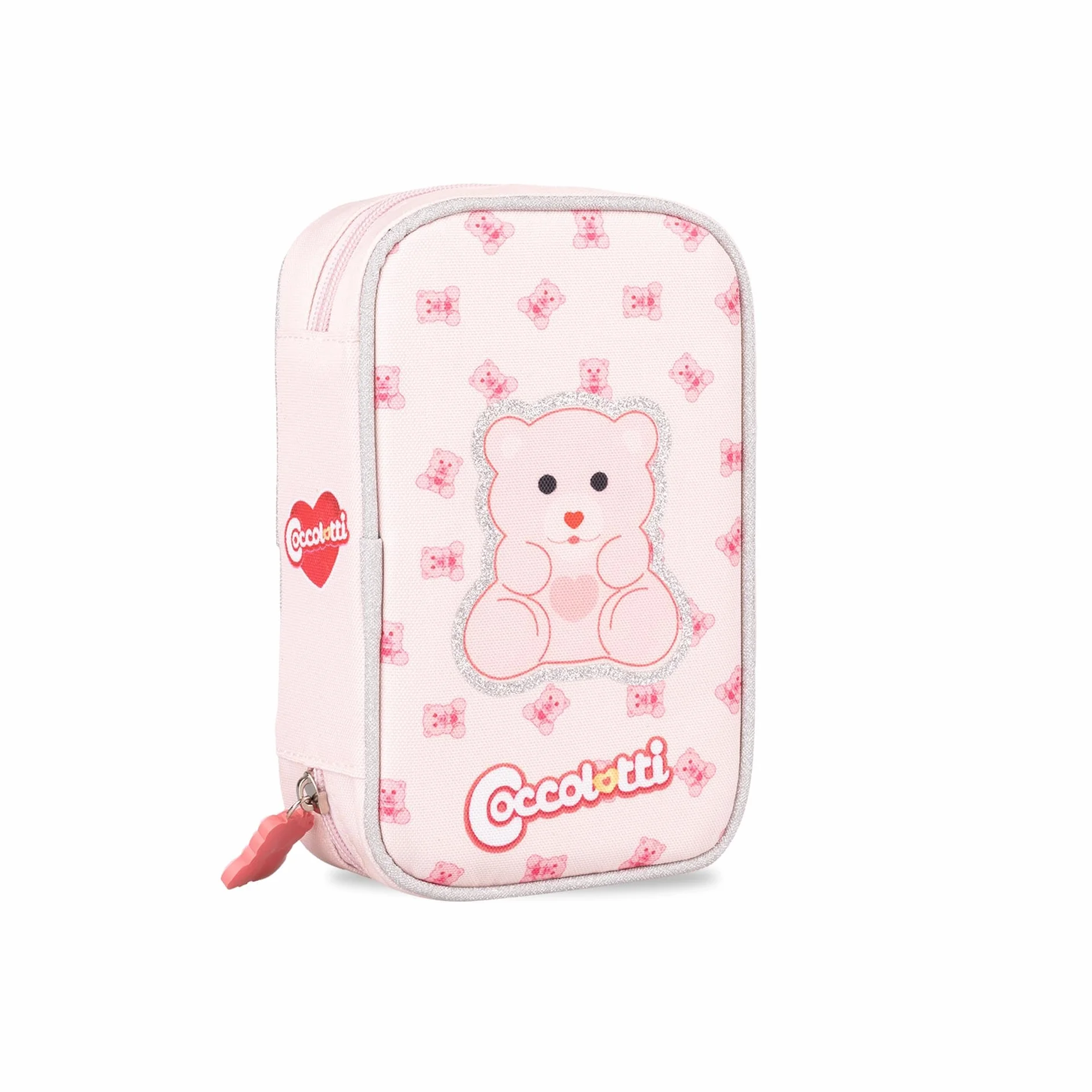 Colourbook Astuccio Completo Coccolotti Rosa 30 Pezzi Con Pennarelli E Matite Colorate Per Scuola Elementare