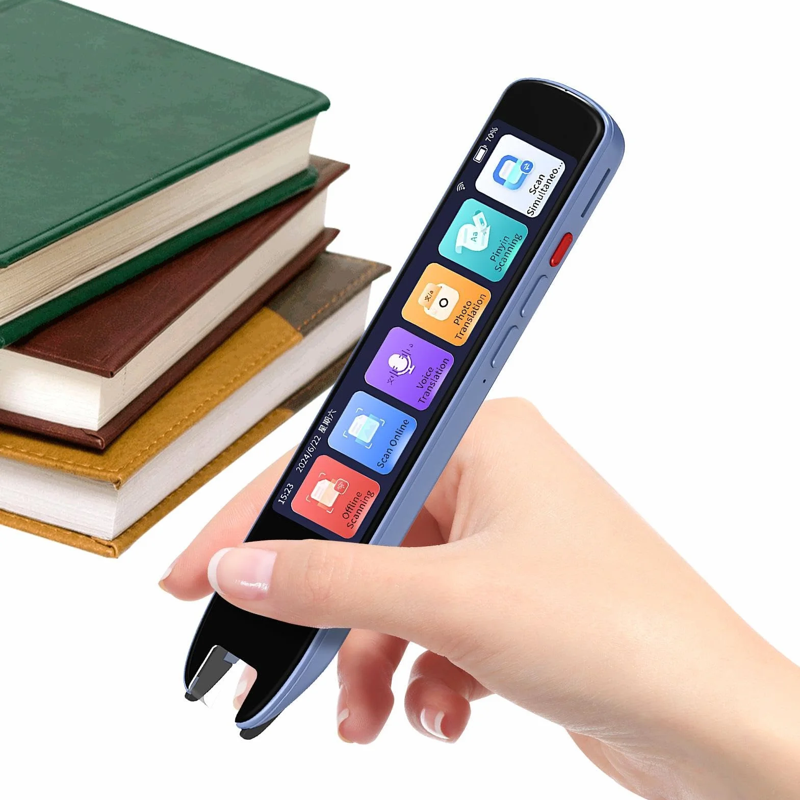 Penna Traduttrice Dispositivo di Lettura AI Portatile | Traduttori Elettronici per Lingue Straniere Bambini, Adulti, Insegnanti, Scuola, Università, Ufficio, Casa, Viaggio,