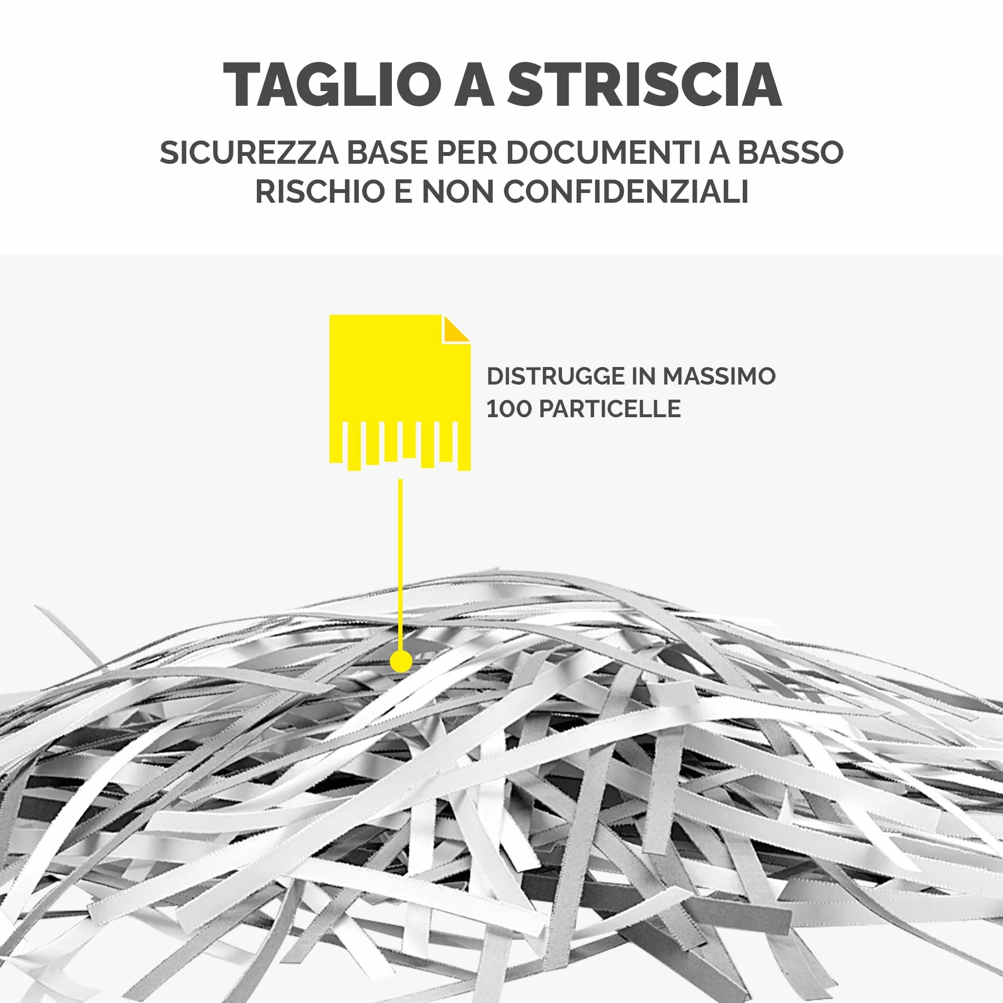 Fellowes Distruggidocumenti domestico - a strisce 5 fogli uso personale - ufficio cestino 11L - Powershred P-25s - Livello di sicurezza P1 - Nero