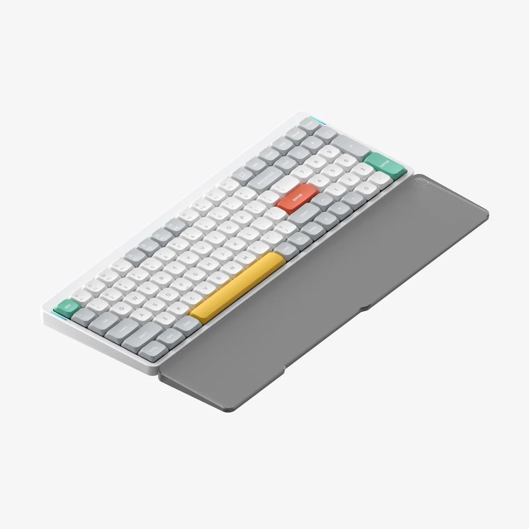 nuphy Mono Wrist Rest - Poggiapolsi per tastiera a basso profilo, Acrylic Noir 96%