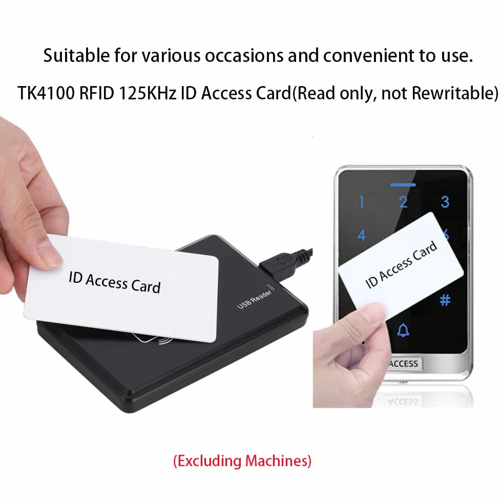 YAVIS 100 schede RFID 125 KHz TK4100 EM4100 EM4200 scheda lettura sola per controllo accessi