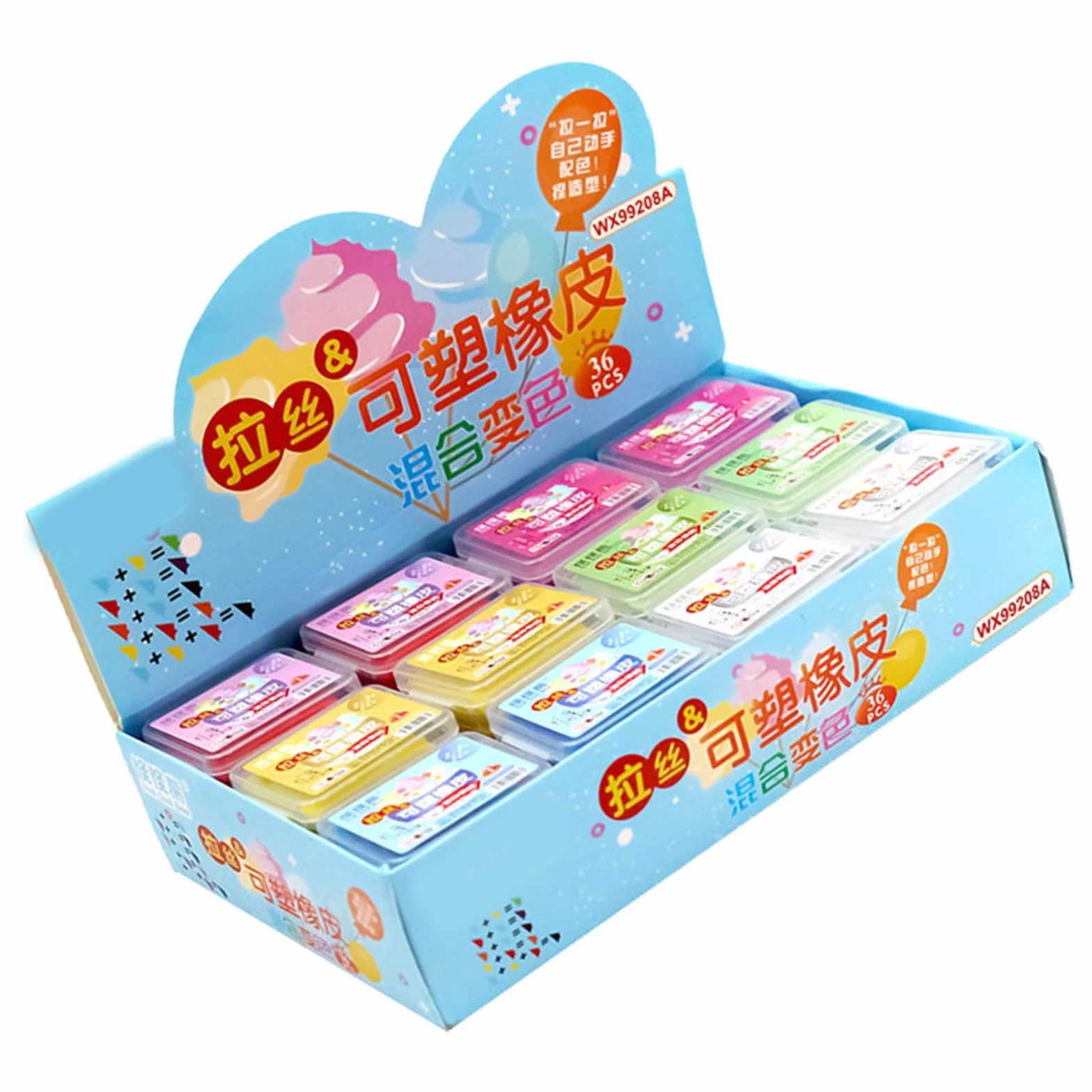 36x Gomme morbide impastate Artista Gomme da disegno Gomme da disegno Gomme impastabili Soft Stucco Eraser