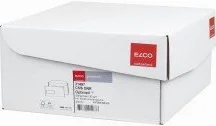 Buste da lettera Office Box con coperchio, formato C5/6 DL, colore bianco, con finestra, 80 g/mq, 500 pezzi