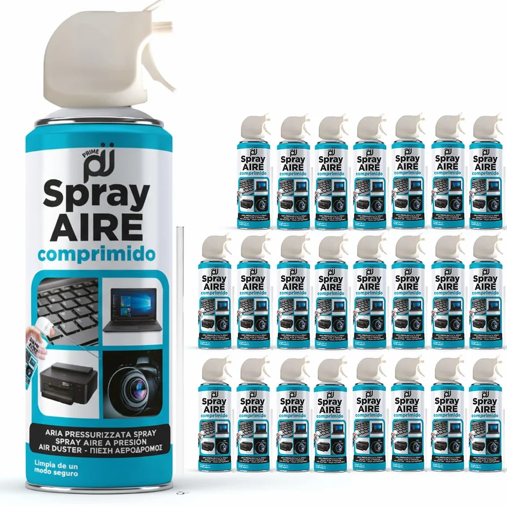 Spray ad aria compressa a base di gas per la pulizia di materiale elettronico, 400 ml (24)