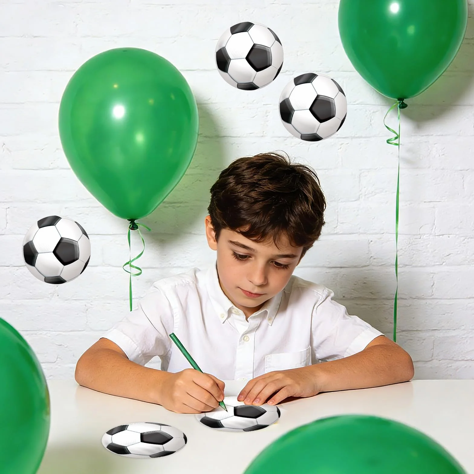Sagome di Palloni Sportivi 200pz, Decorazioni per Bacheche Tema Sportivo Calcio