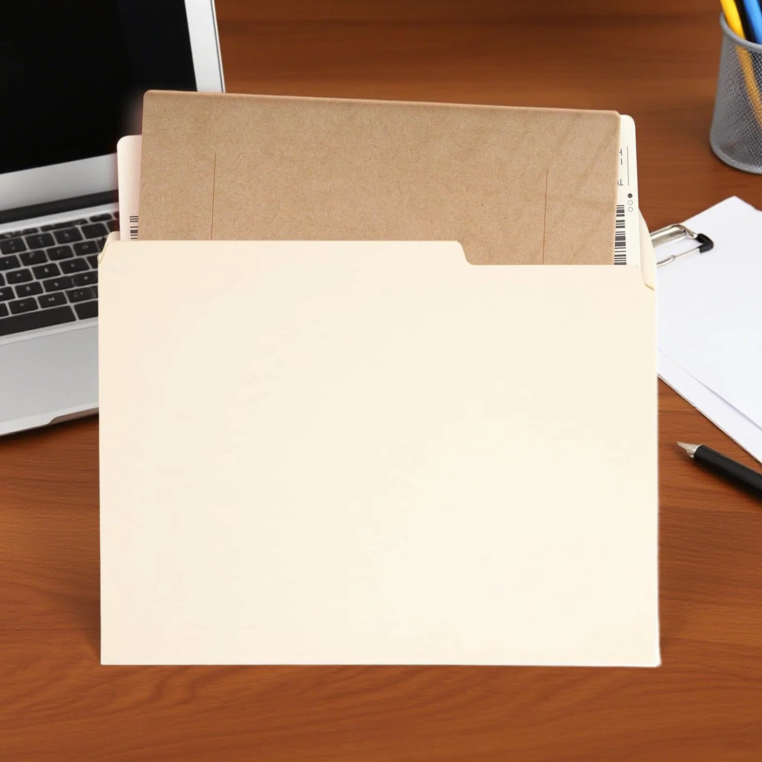 Cartelle Per Documenti - Per Archivio Con Linguette A 1/3 Posizione,Organizzazione Documenti Scuola Ufficio Gestione Flusso Lavoro Contratti Aziendali