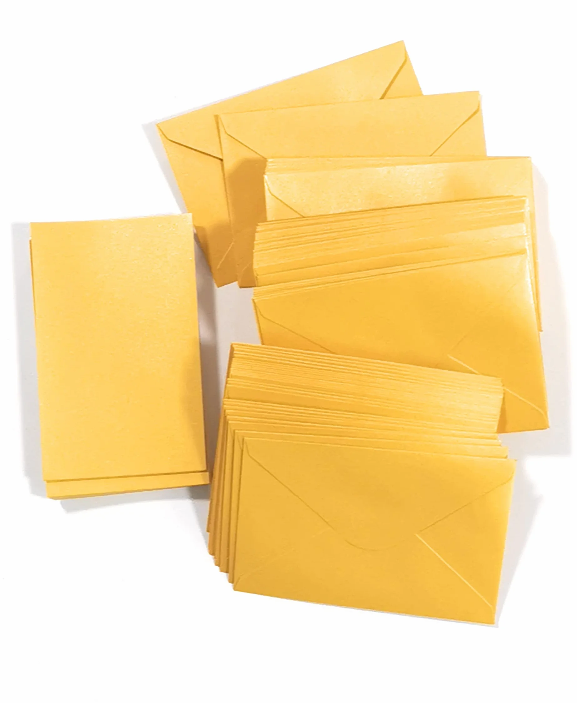 JEYEFFE 100 Buste Colorate + 100 Bigliettini 14 x 9 cm Mini Buste per Matrimoni Feste Compleanno (ORO)