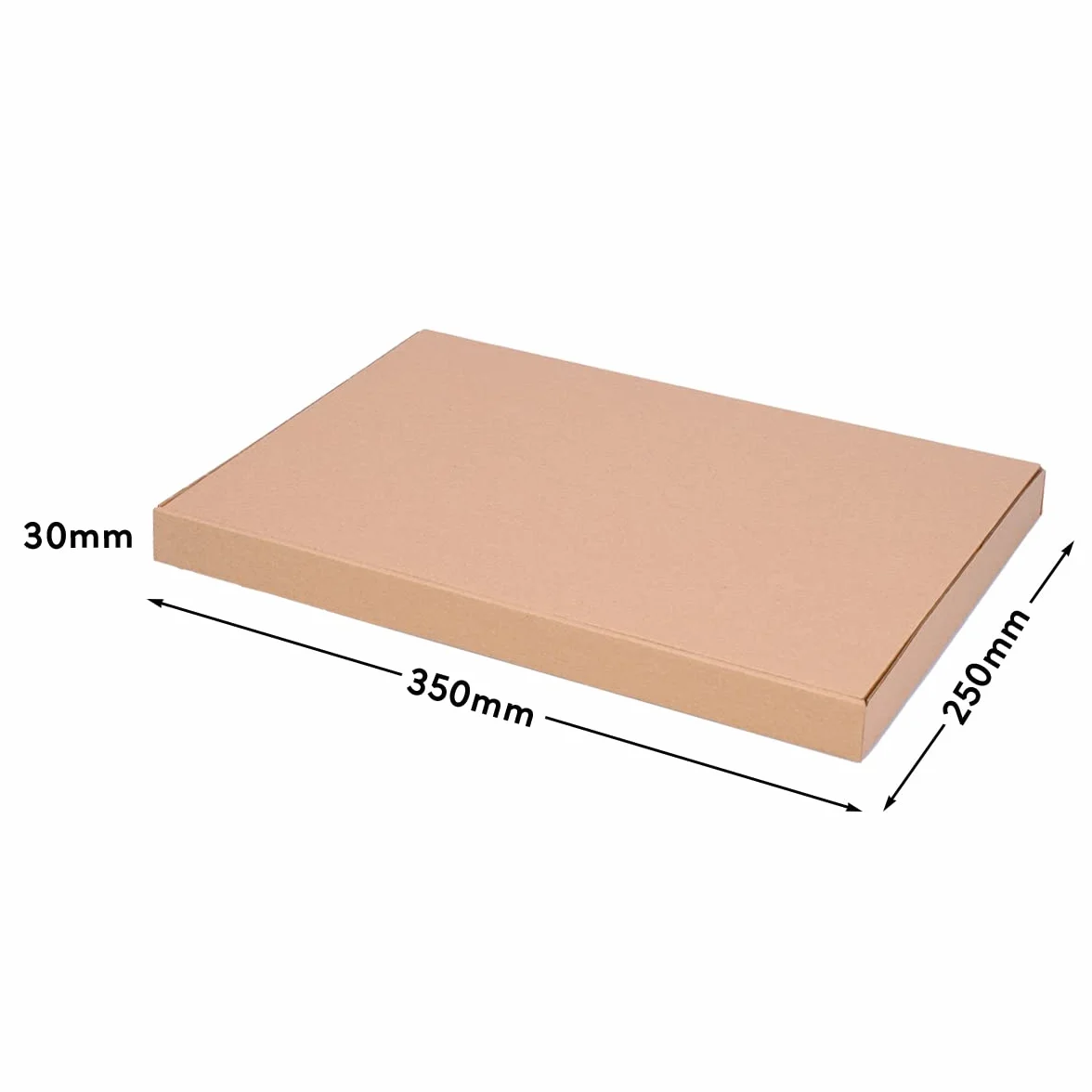 verpacking 100 Scatole fustellate marroni | 35 x 25 x 3 cm - WP XS | formato A4 | per spedizioni internazionali XS | leggere e robuste