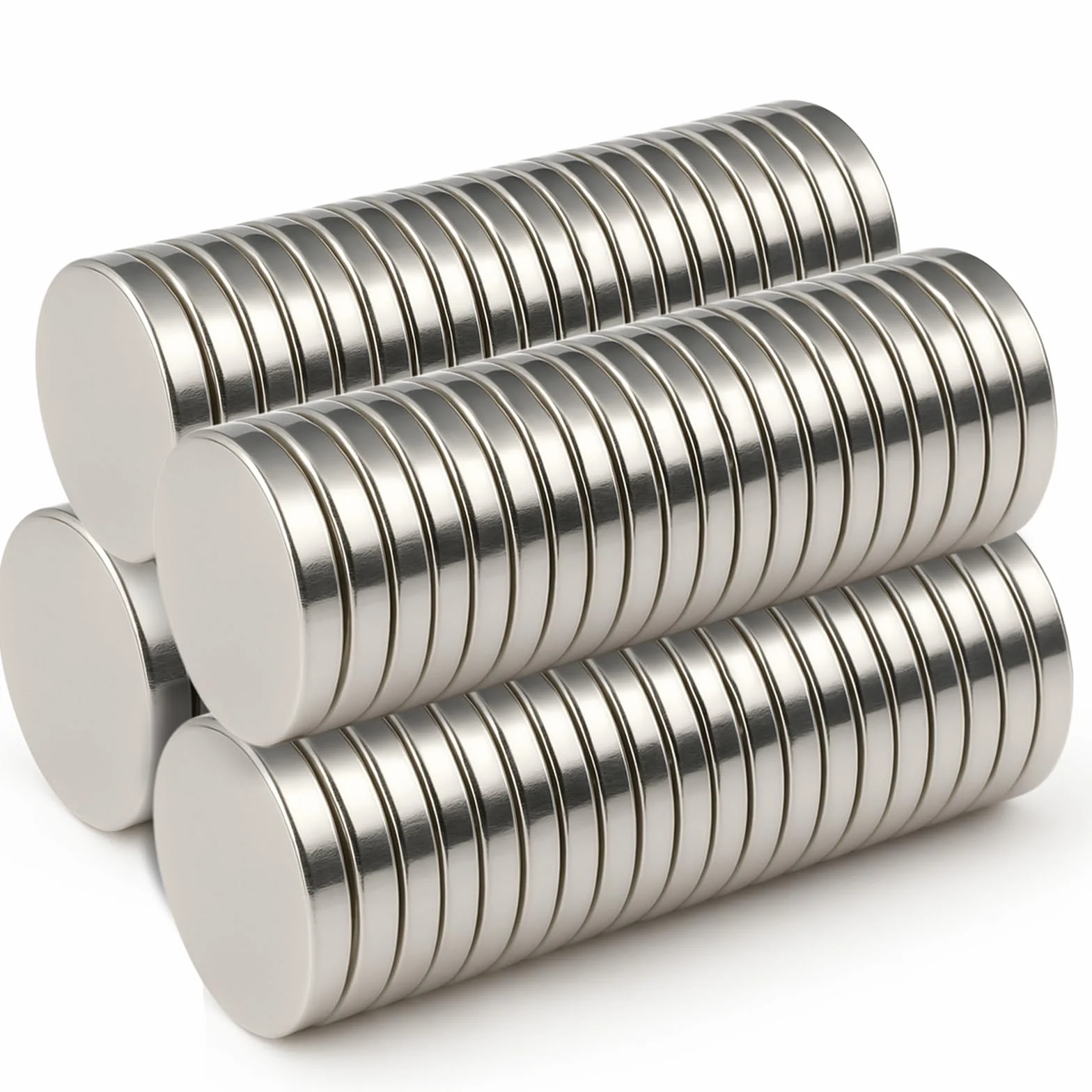 Magneti per stecche colletto in metallo 10×2 mm, potenti magnetiche confezione regalo