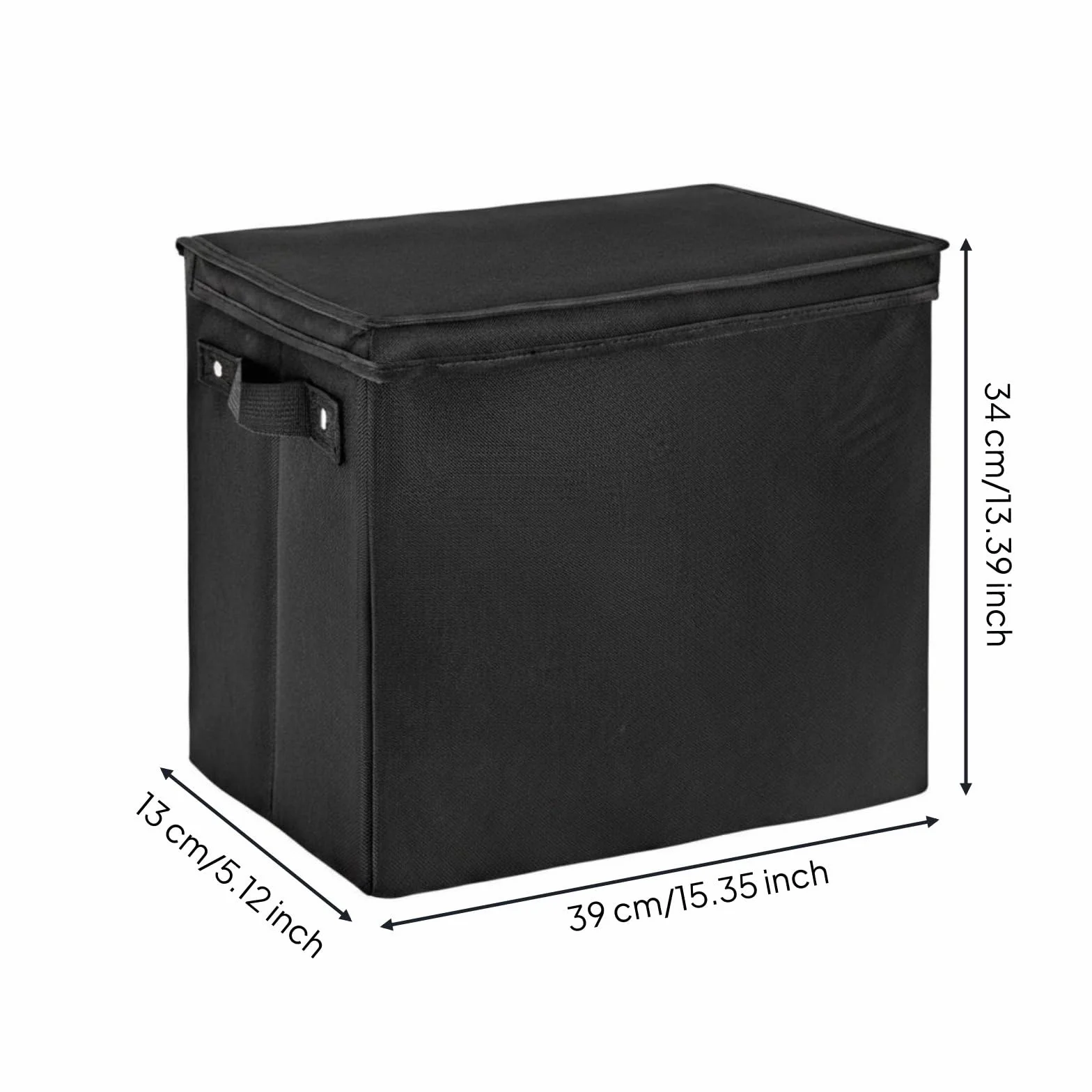 Scatola per Pieghevole Contenitore Organizer Cassetta Archivio con Divisori Rimovibili in Tessuto Oxford Impermeabile con Maniglie Adatta a Collezionisti Viaggio