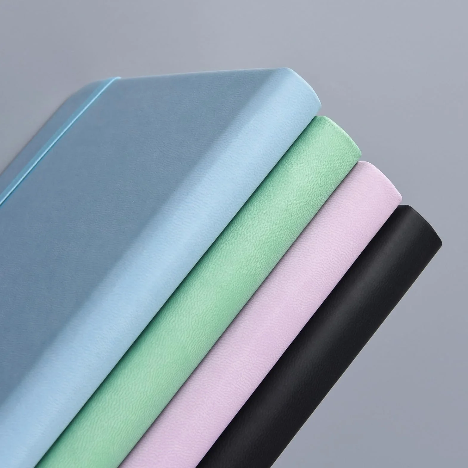 Taccuino A5 Bianco Copertina Rigida 120GSM 172 Pagine Quaderno con Tasca Posteriore Banda Elastica Lilla