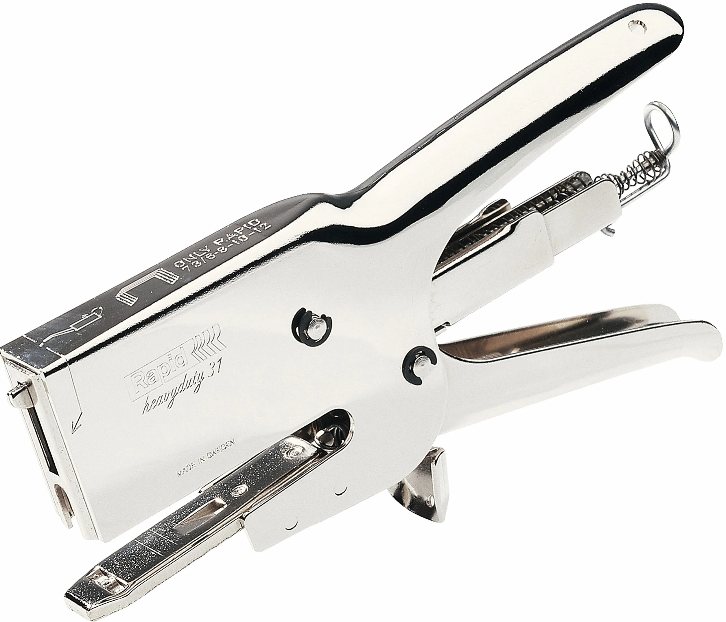 Rapid Cucitrice a pinza Heavy Duty HD31, Adatta a punti 73/6-12 mm, Capacità 70 fogli, Metallo, Cromo, 10540301