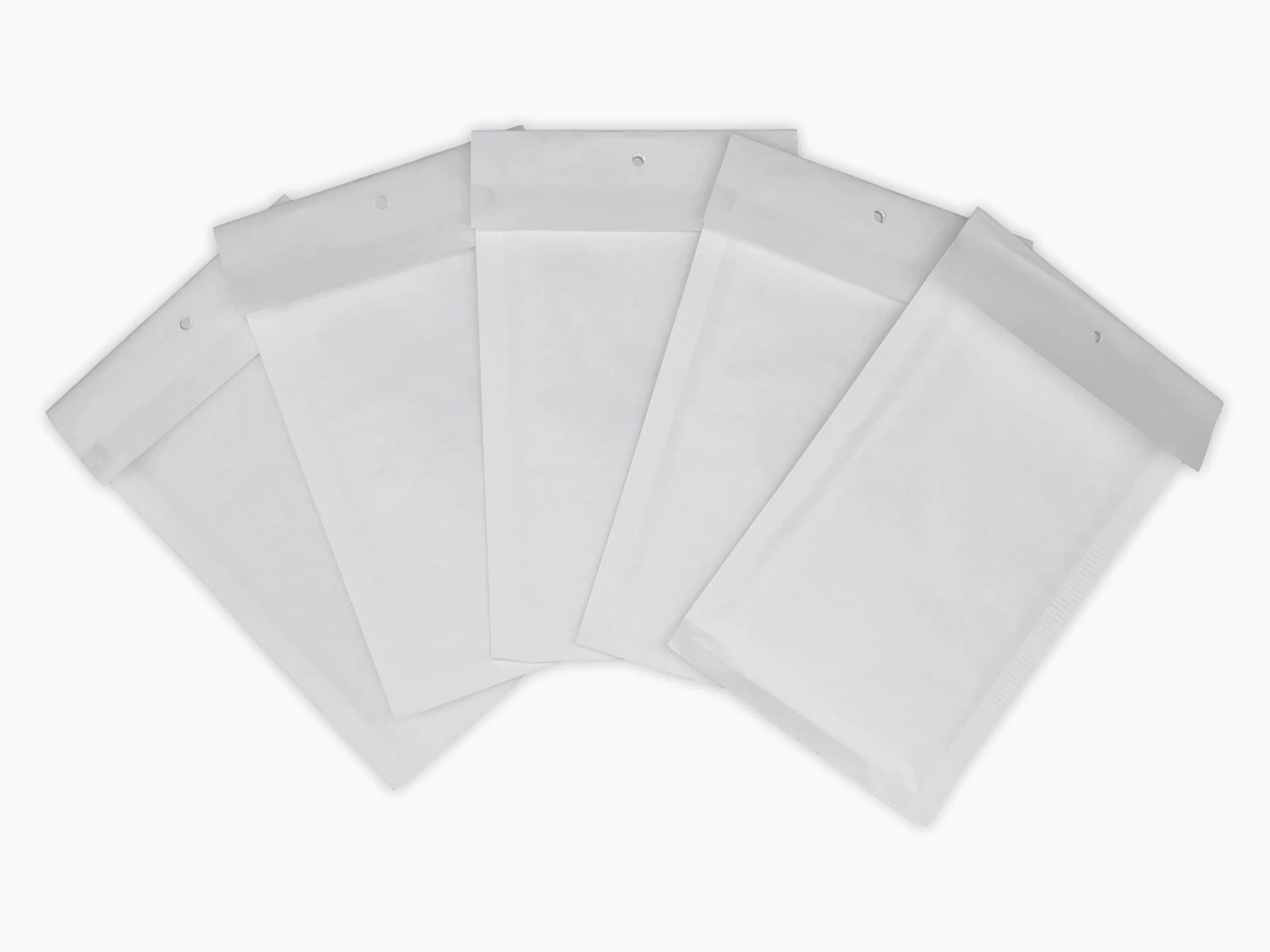 UG-ECO-B2 100 Buste a bolle d'aria Buste a bolle d'aria, formato B2 B/2 int. 120 x 215 mm, busta a bolle d'aria, busta di spedizione piccola imbottita, custodia protettiva per spedizione A5