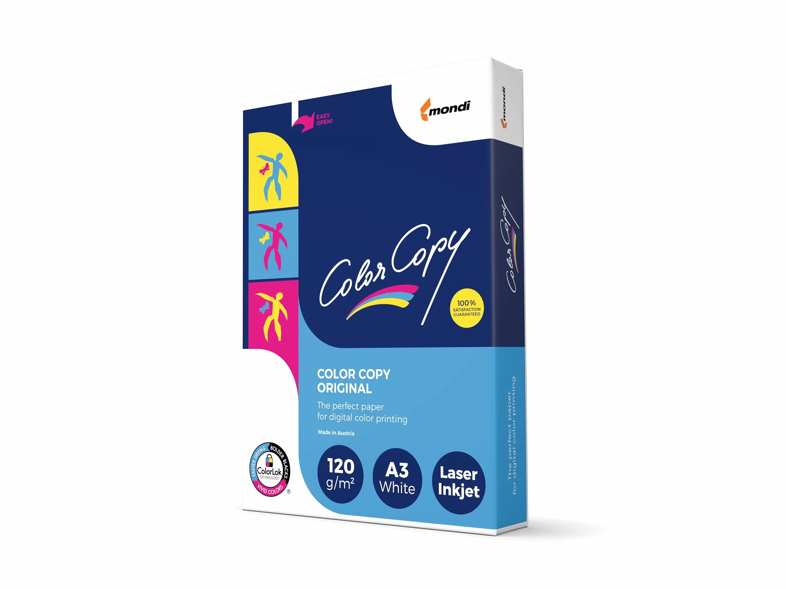 Mondi Color Copy Carta da Stampa A3 120gr/mq 250 Fogli