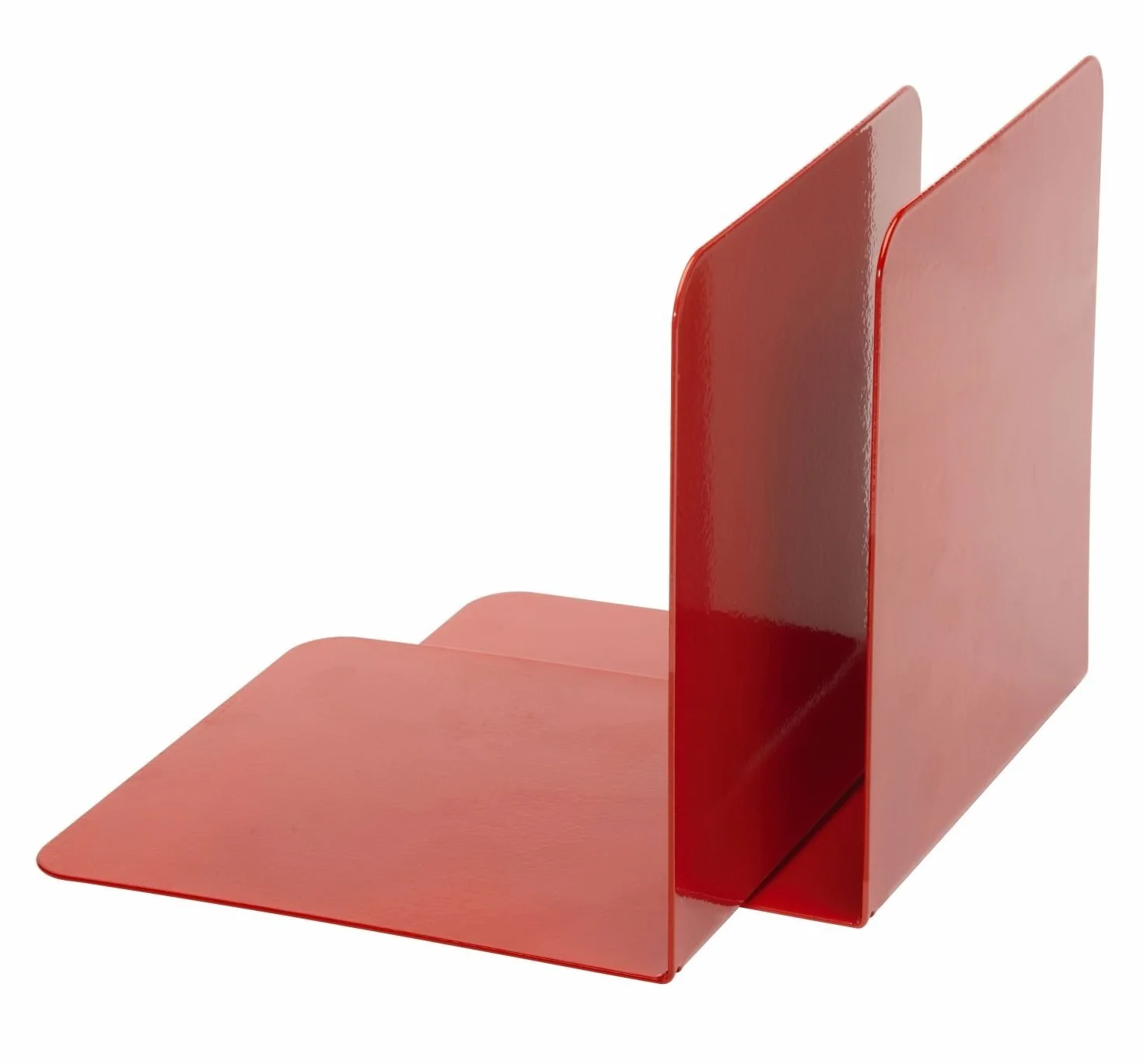 ALCO-Albert Fermalibri in metallo 130x140x140 mm, scatola da 2, rosso
