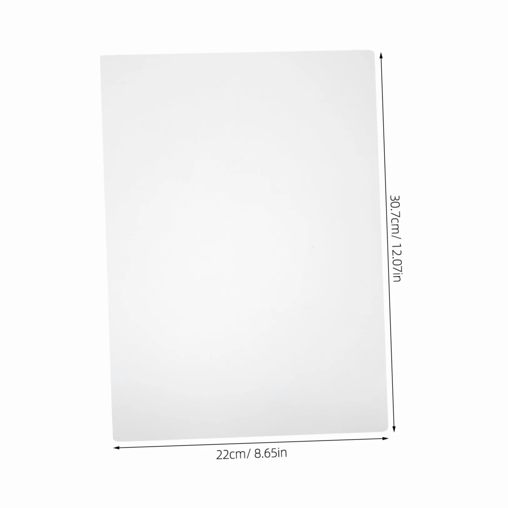 Pellicola di Laminazione Termica 100 Pezzi Bianco 60mic Pet Eva | Protezione Affidabile per Poster e Sussidi Didattici, Superficie Pulibile, Design Semplice e Pratico