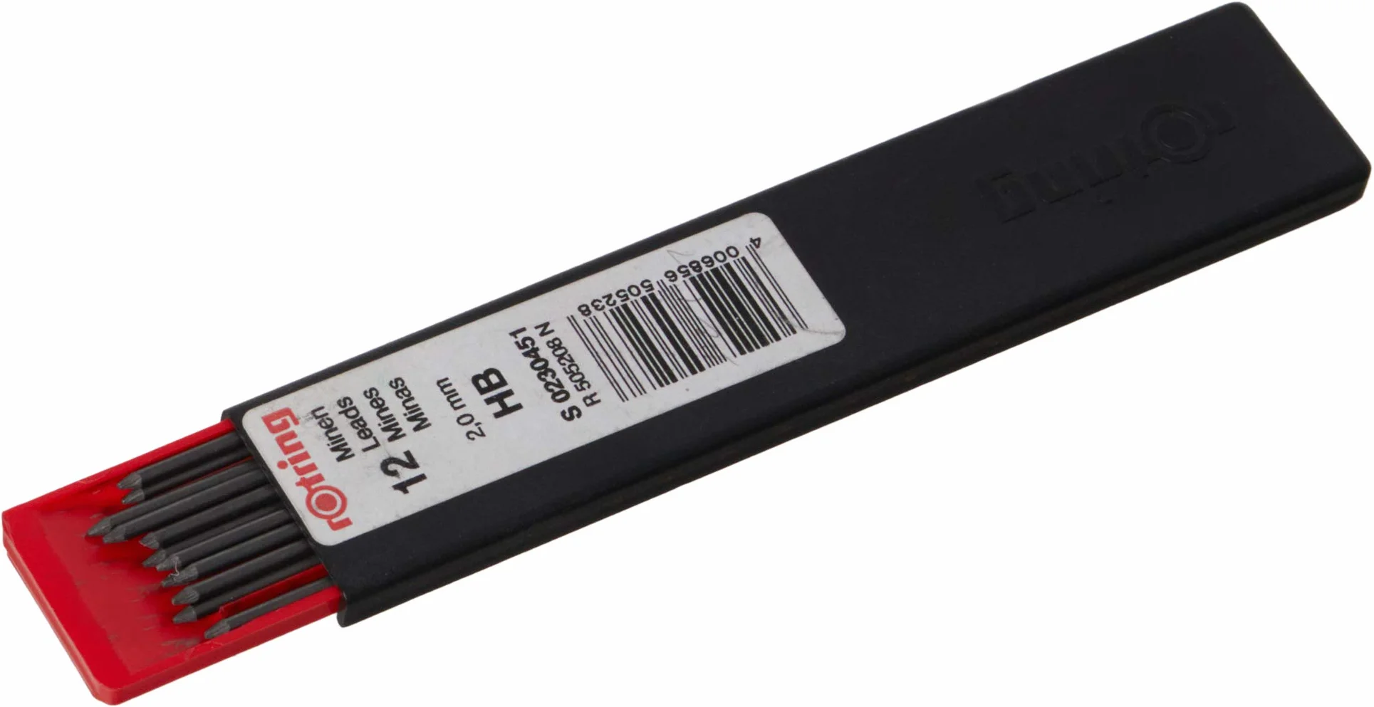 Rotring Ricariche Mine Extra Solide 2,0 mm HB 12 Mine