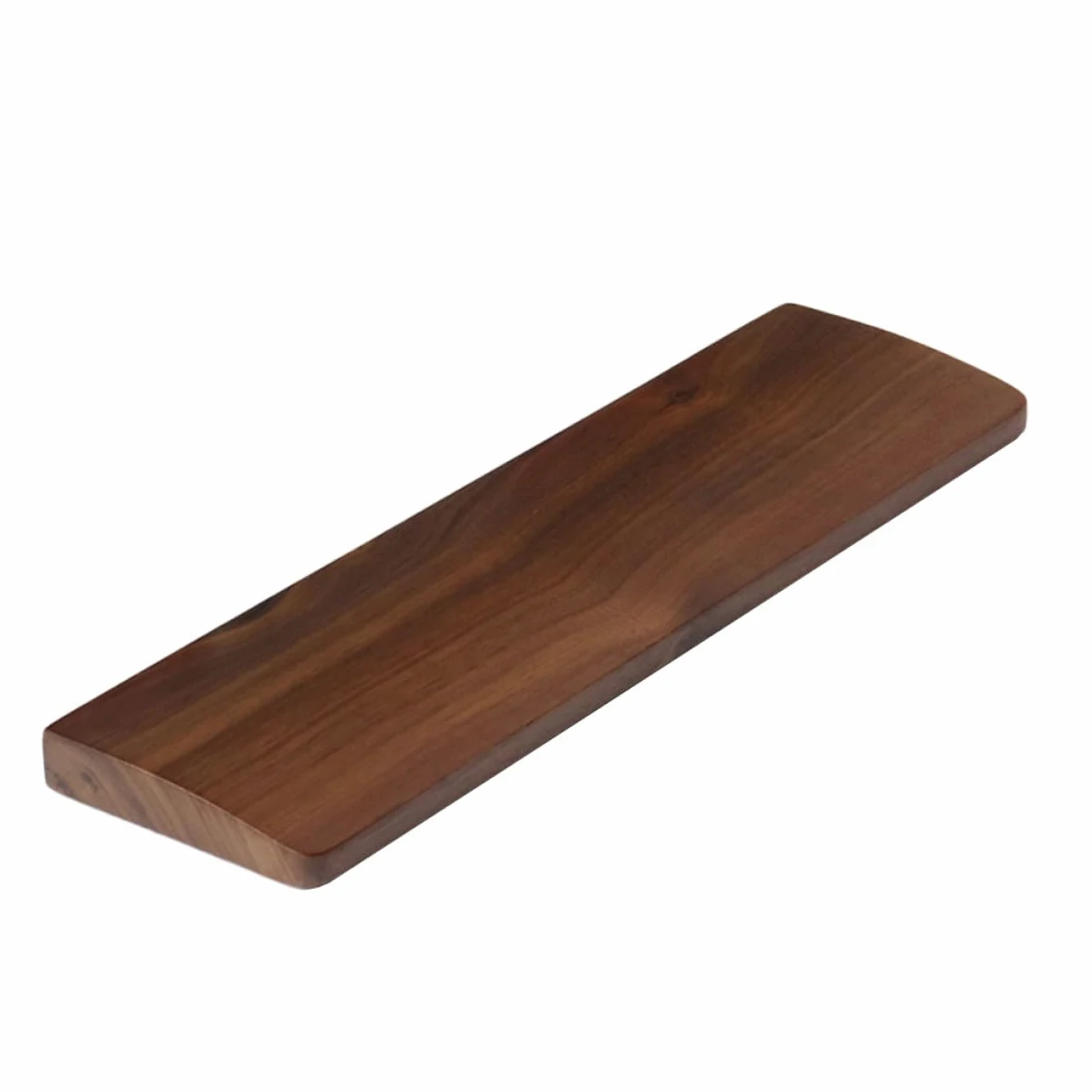 Poggiapolsi Ergonomico in Noce 440x80 Mm, Supporto Palmare | Texture Legno Naturale, Finitura Coffee, Lavorazione Fine, Sostituzione per Pezzo Usurato o Danneggiato