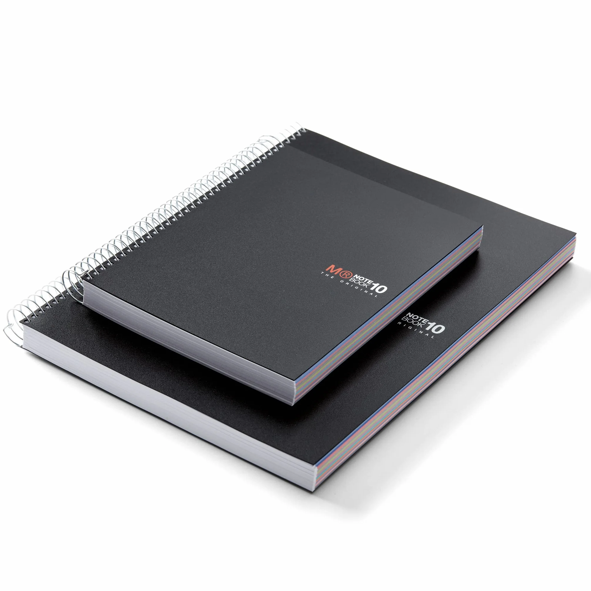 Miquelrius Quaderno A4 200 Fogli Carta 70 g/m² extra opaca Quadretti 5 mm Copertina polipropilene 0,8 mm Spirale 360° Nero