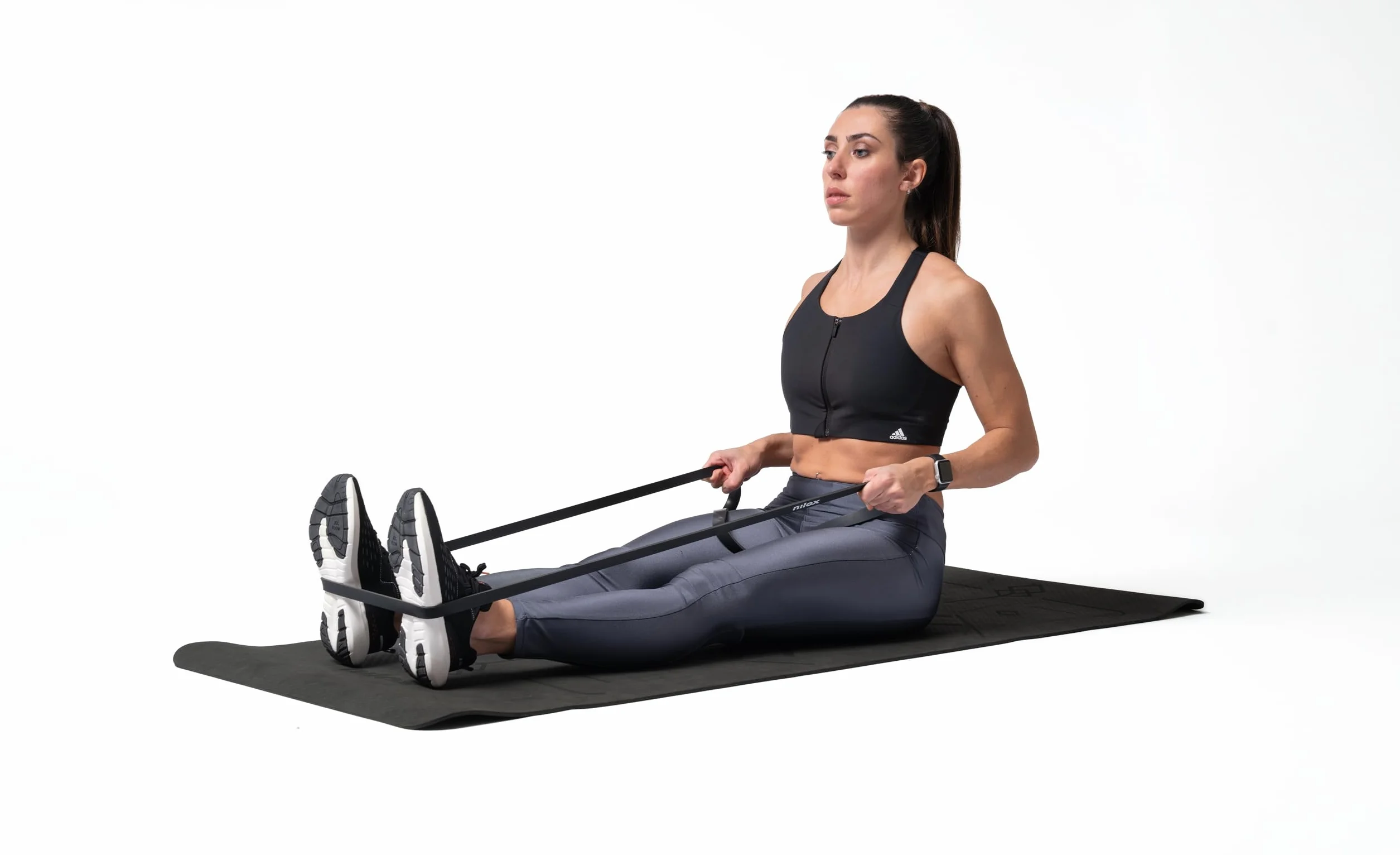 Nilox Set Elastici Fitness Uomo e Donna per Smart Workout, Accessori Inclusi