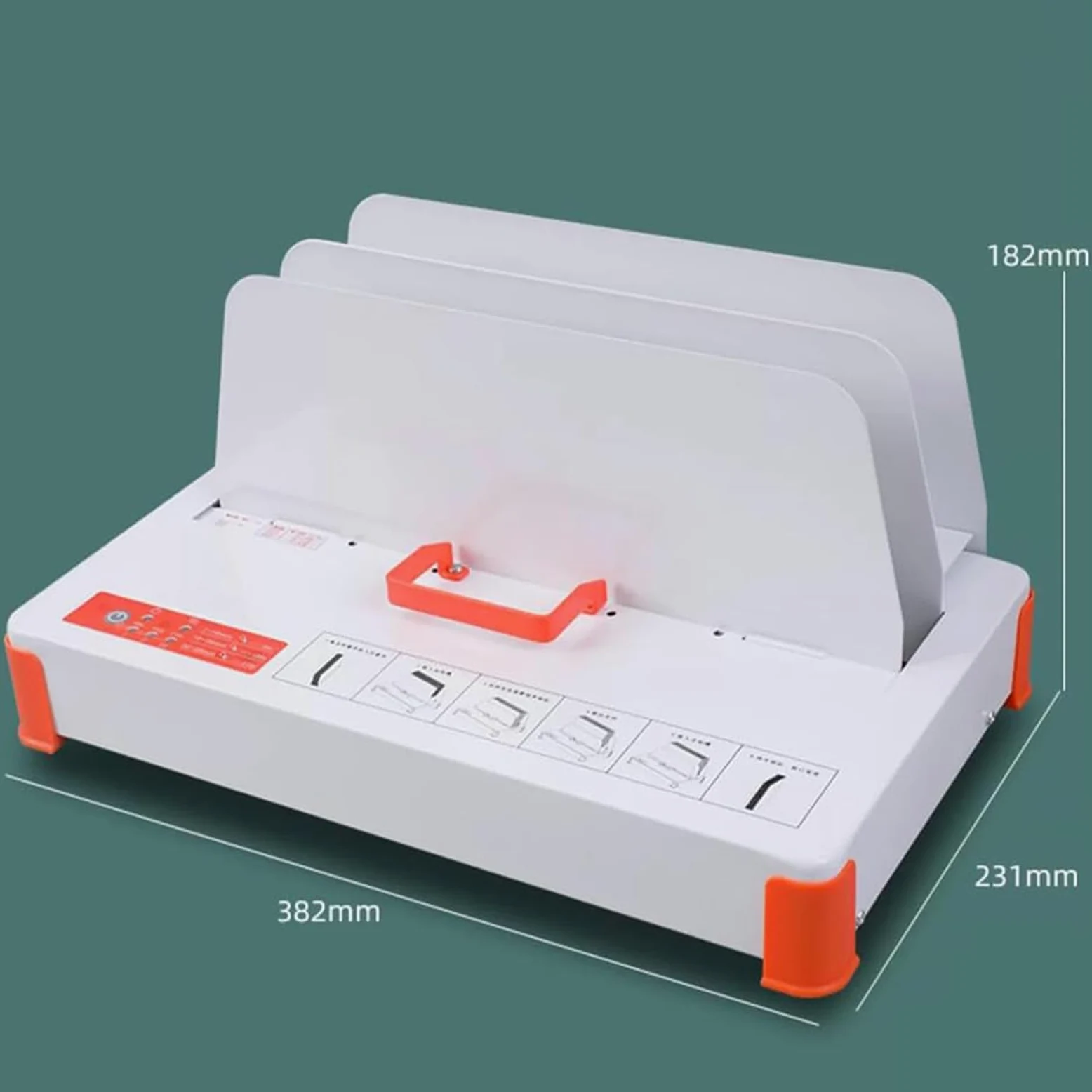 Macchina per rilegatura termica – Raccoglitore a caldo da 500 fogli per documenti A4/A5/A3, rapporti, contratti e fatture, spessore massimo 55 mm