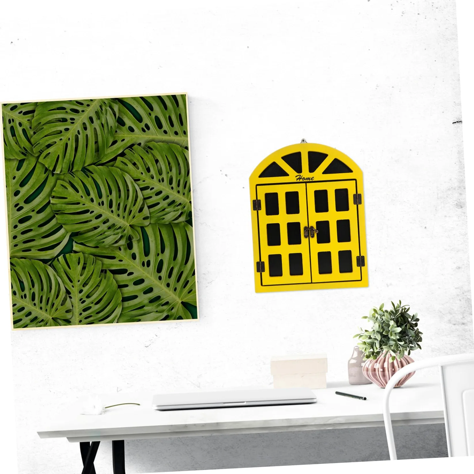 STOBOK Lavagna Da Appendere in Legno Per Finestra Design Retrò Lavagna Riutilizzabile Per Decorare Casa Ufficio e Negozio