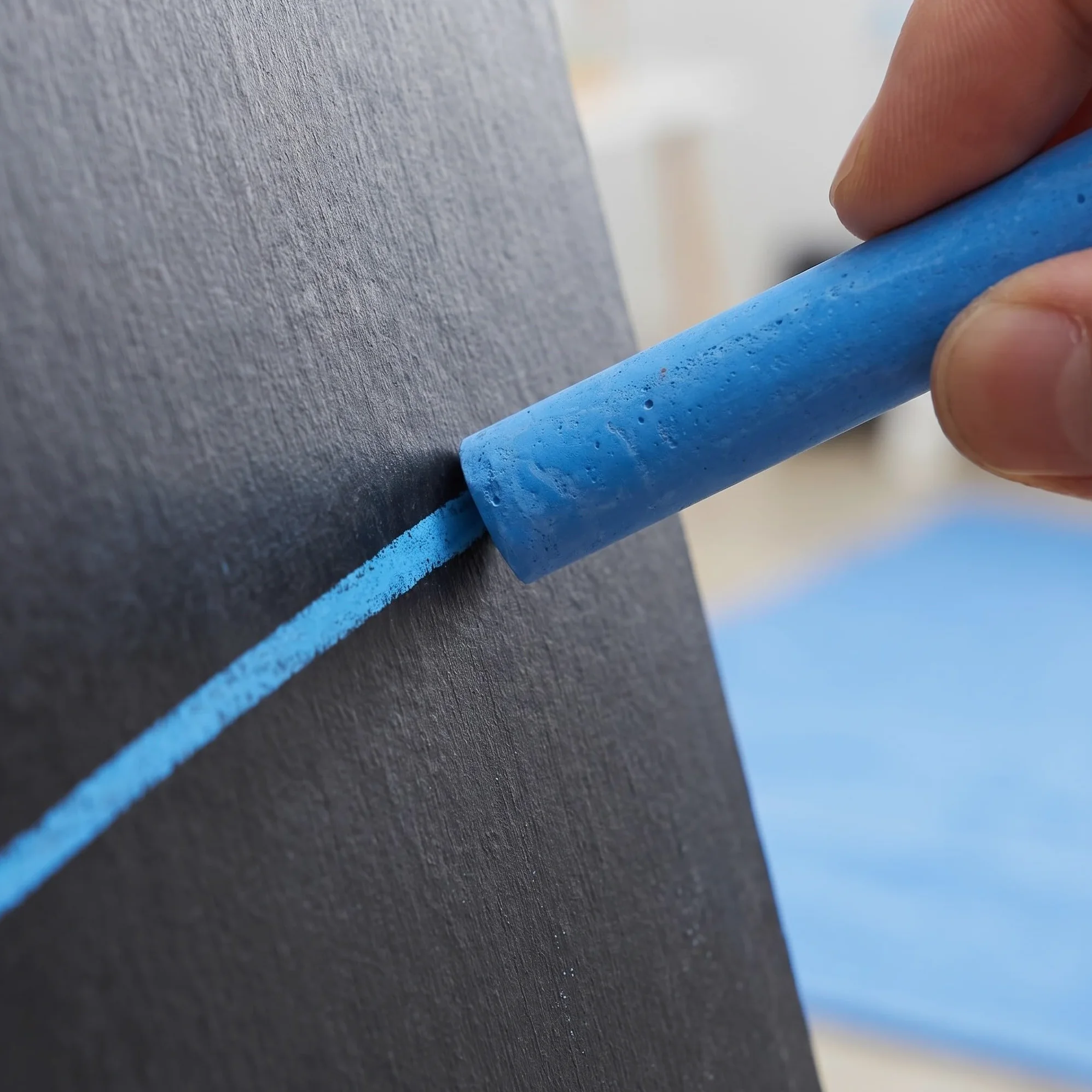 OUNONA 8 scatole di gessetti per lavagna a bassa emissione di polvere - Gessetti colorati sfusi per scrivere sulla lavagna, insegnanti, materiale scolastico - Scrittura e sicura da usare, blu,