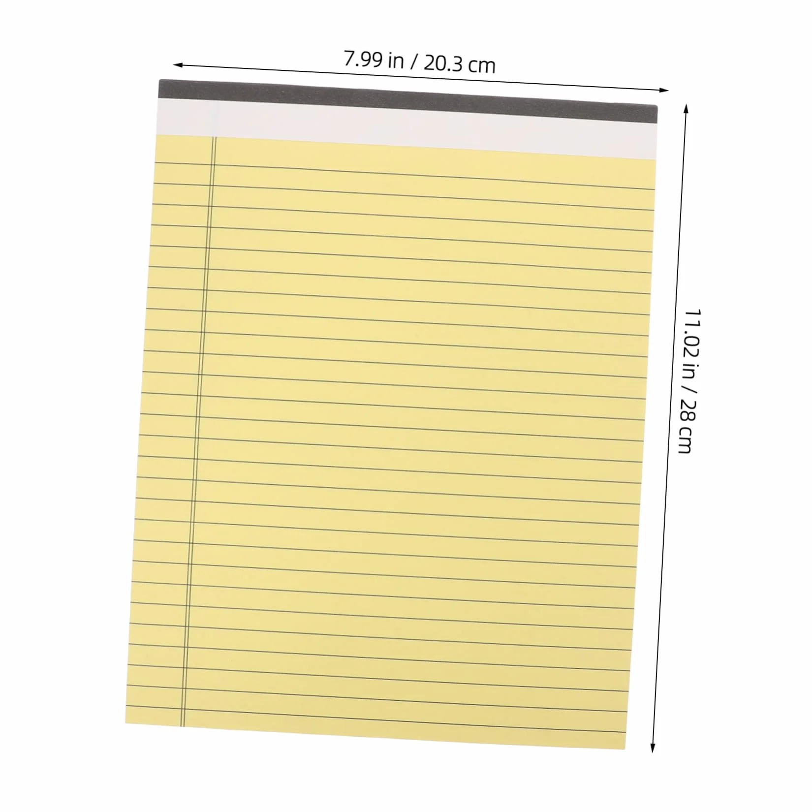 Blocco Note Legale Riduce Sprechi 30 Pagine Doppia Faccia Giallo 10 Pezzi Materiale Carta Ecologico per Prendere Appunti e Attività Quotidiane