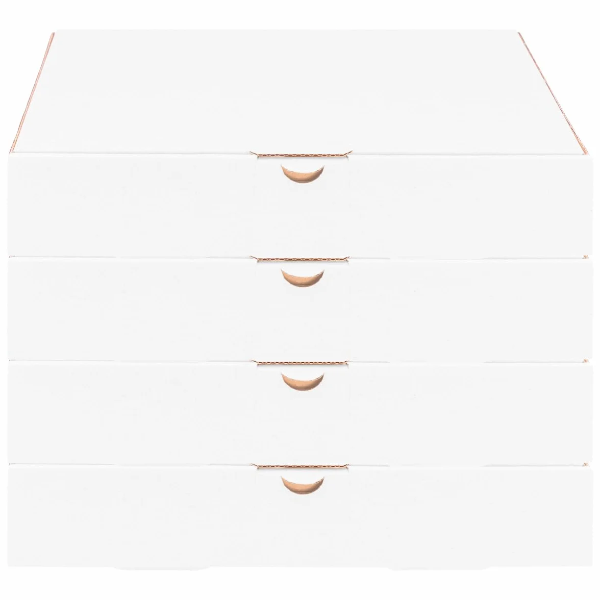 verpacking scatole postali piatte 24 x 16 x 4,5 cm A5 MB 3 bianco - Spedizione Postale scatole cartone scatole cartone con coperchio 25 pezzi
