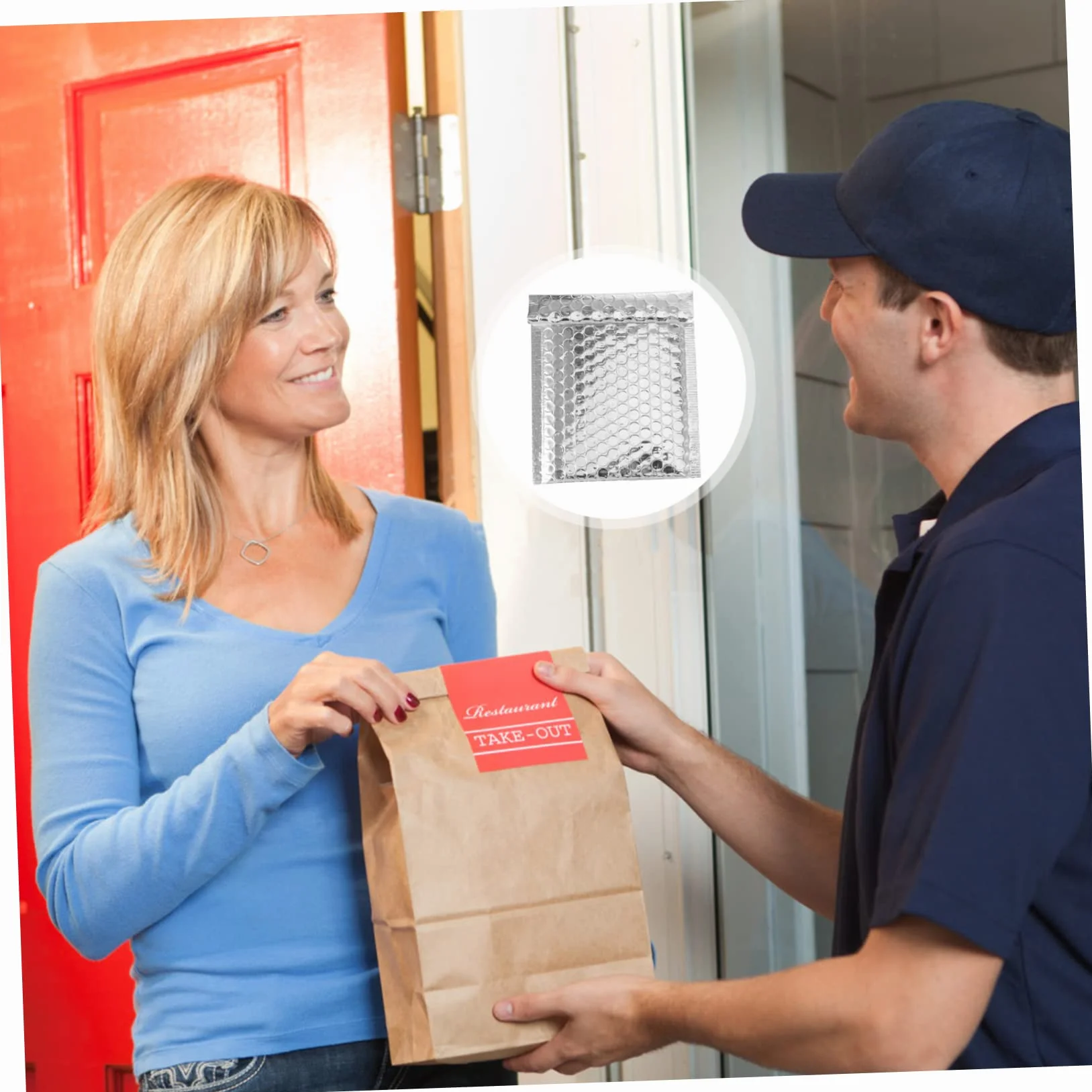 TEHAUX 100pezzi Buste Imbottite d Aria Buste Postali Imbottite Autosigillanti Per Spedizione Di Piccoli Oggetti