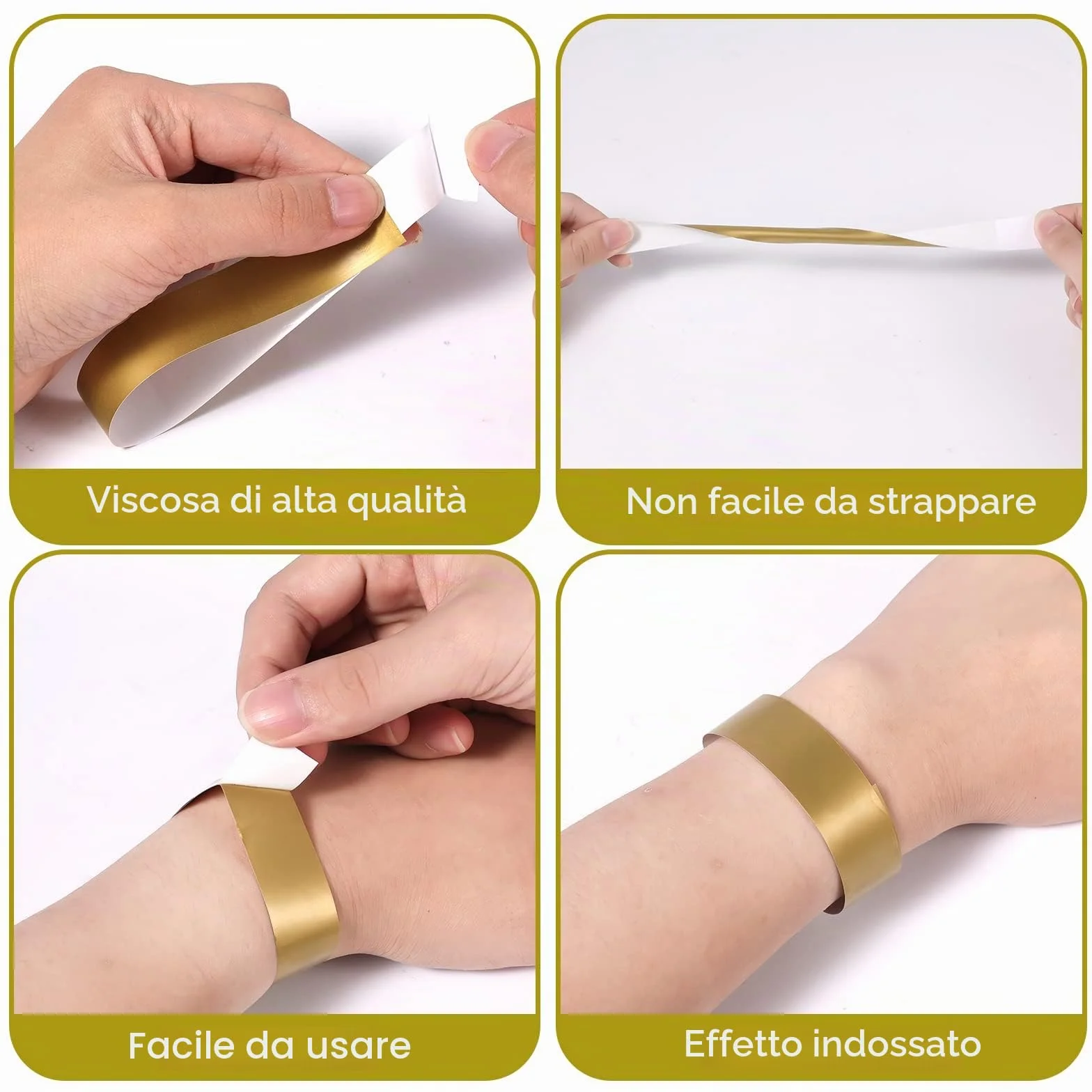 1220Pz Braccialetti di Carta per Eventi, Colorato Braccialetti Identificativi Colorati Impermeabili Braccialetti Colorati Discoteca per Festival Feste Musicali Esposizione Concerti (12 Colori)