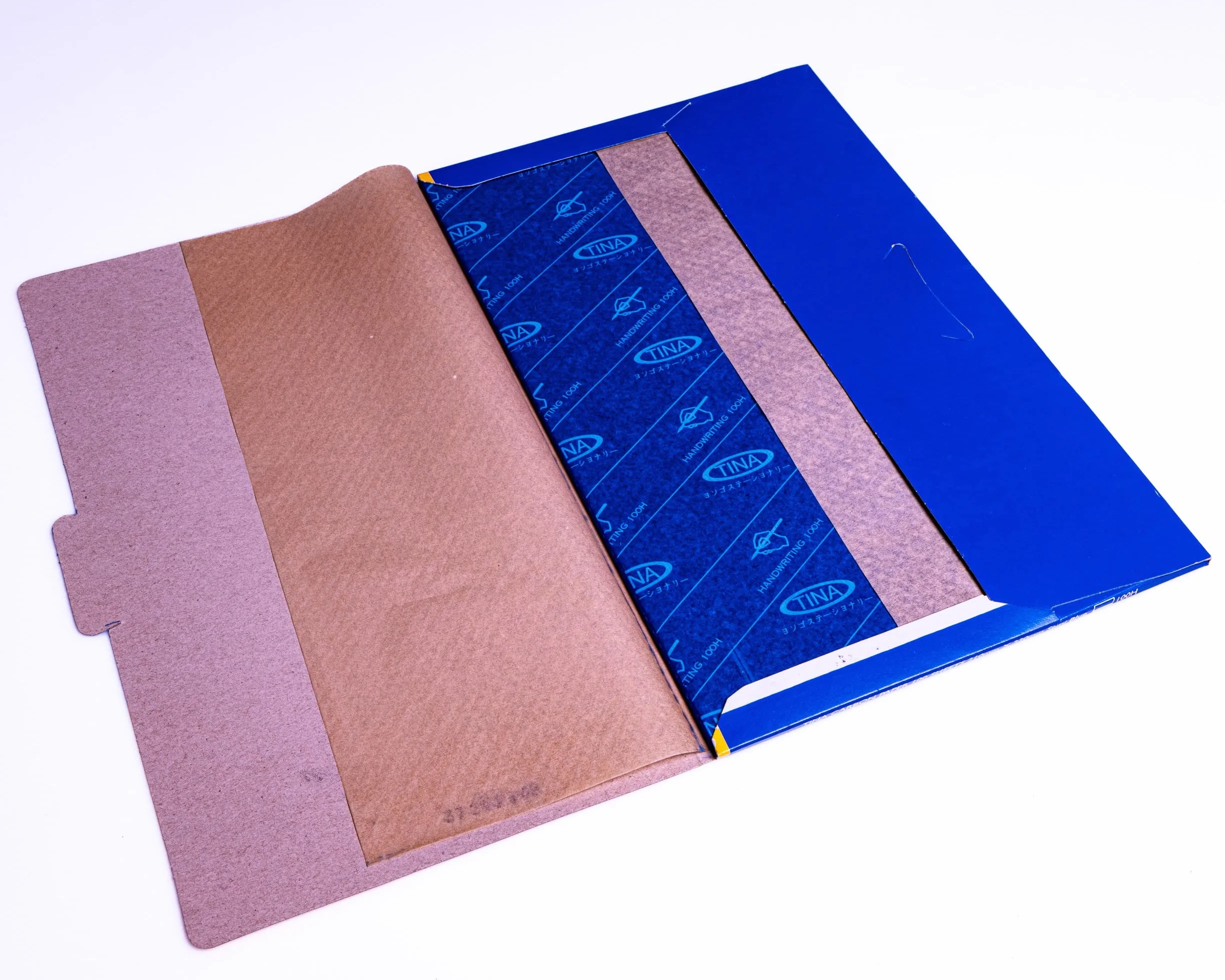 TINA Scatola carta carbone blu un lato 100 fogli formato F4 8,25 x 13"