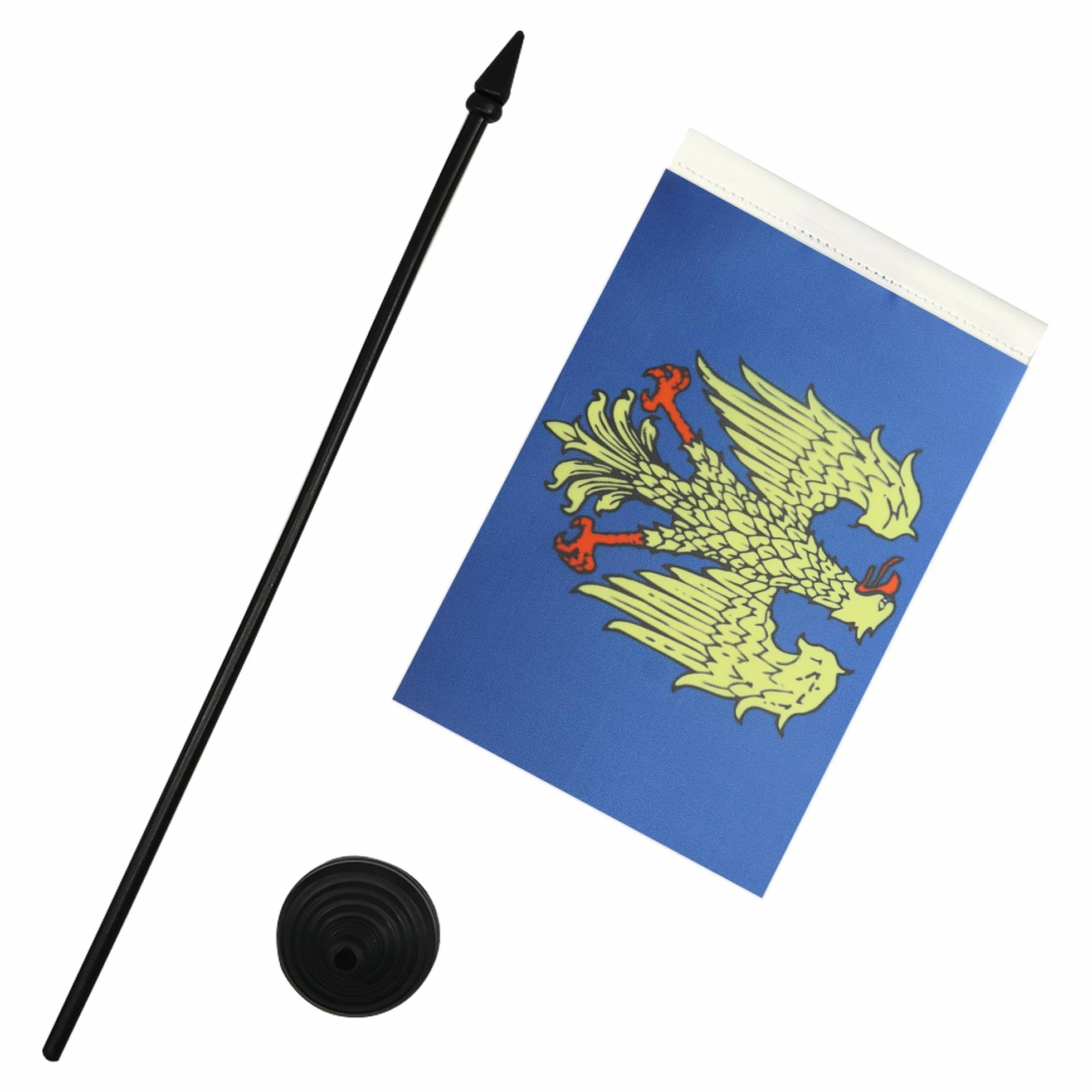 AZ FLAG Bandiera Da Tavolo Friuli-Venezia Giulia 21x14 cm - Piccola Bandierina Friulana - Regione Italia