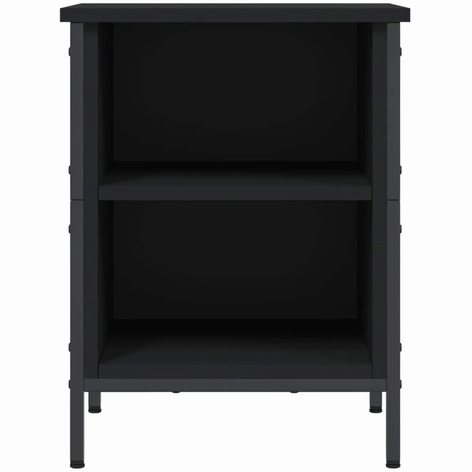 Rantry Scarpiera Nera 38x35x50 cm in Legno Multistrato, Scaffale Portascarpe Organizzatore per Scarpe Salvaspazio Stoccaggio Salva Spazio per Corridoio per Soggiorno Ufficio