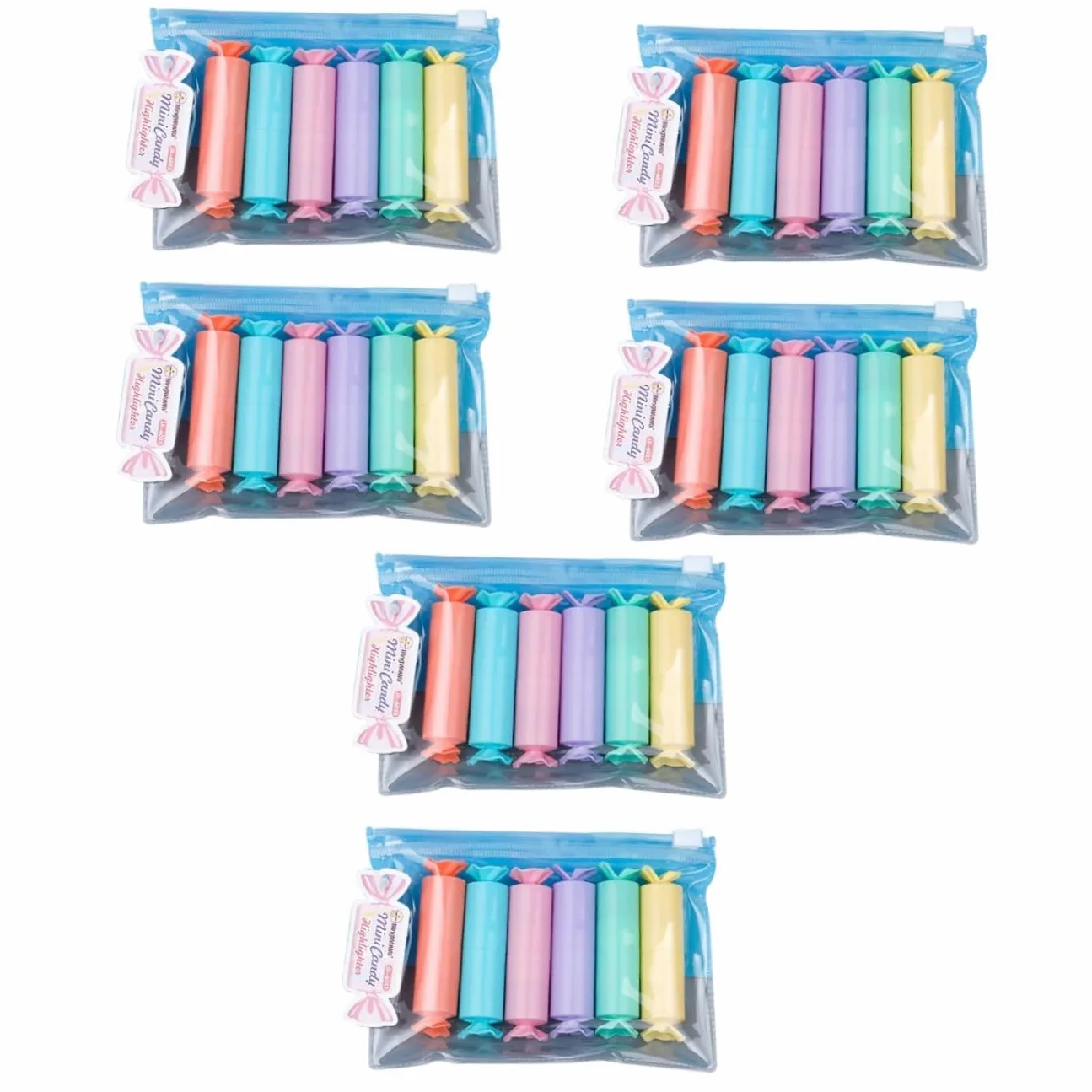 Ciieeo 36 Pz Evidenziatore Penna a Punta Fine Pennarelli Evidenziatori Di Caramelle Penne Estetiche Materiale Scolastico Per Insegnanti Lavagna Plastica Alunno Tergicristallo Portatile