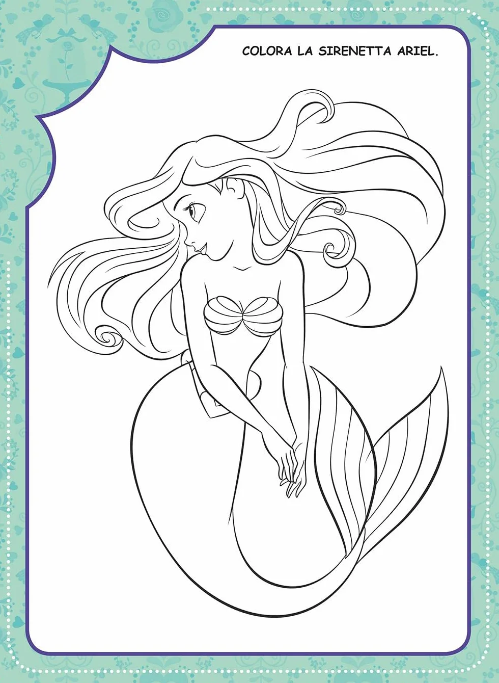 Disney Princess 100 pagine per colorare leggere giocare Sticker special color Ediz a colori