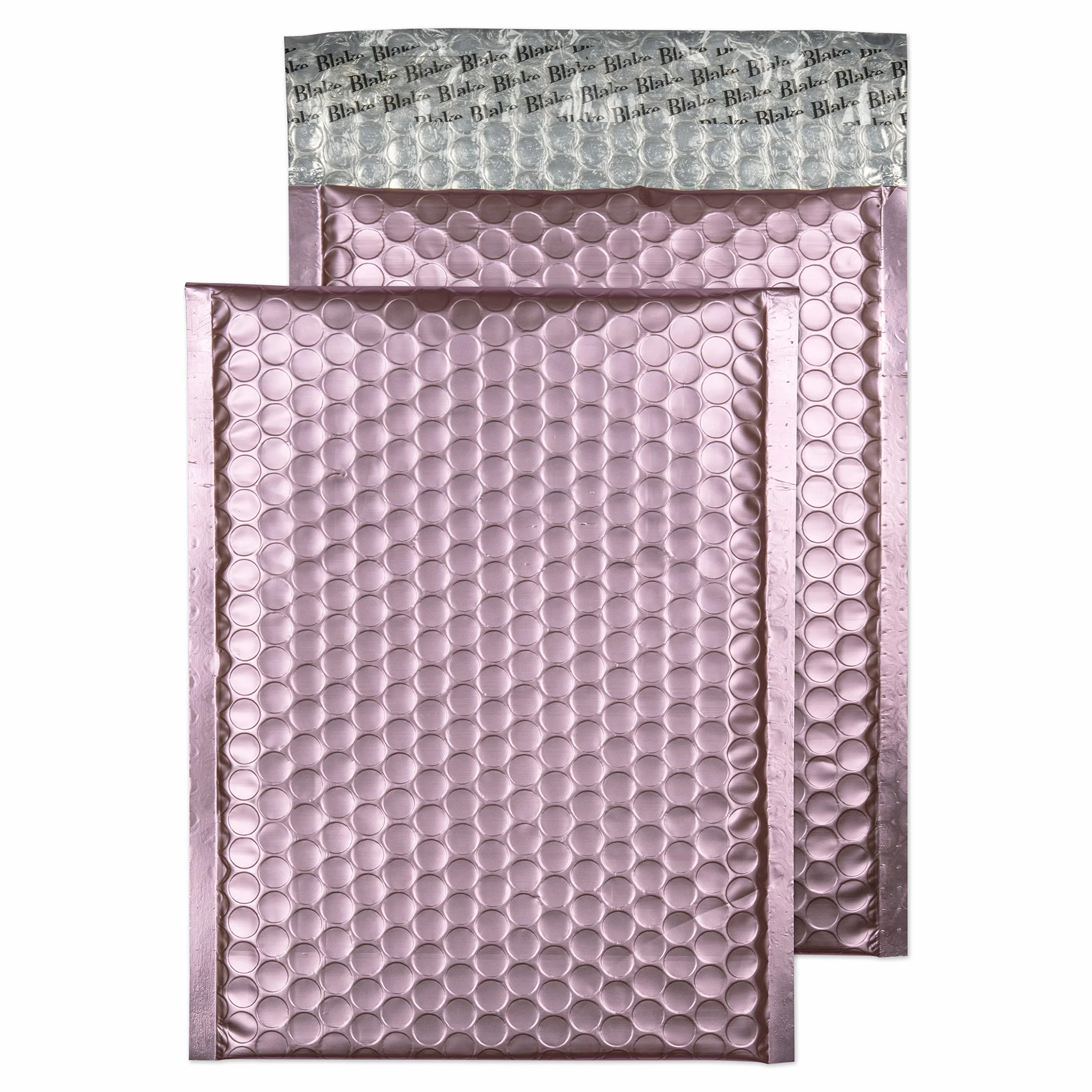 Blake Colour Packaging 250 x 180 mm 70 Mu Busta a bolle metallica Stacca e sigilla (MTBP250) Rosa bebè, Confezione da 500