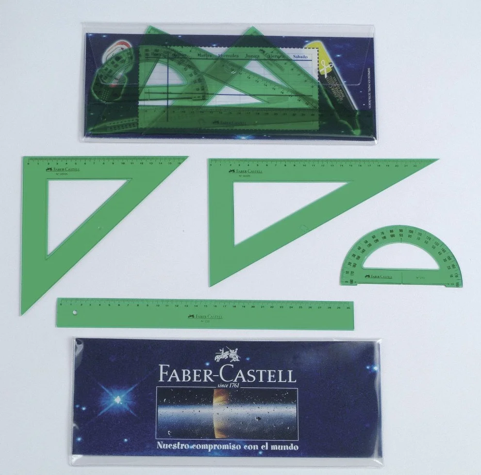 Zestaw geometria Faber-Castell 65021 verde